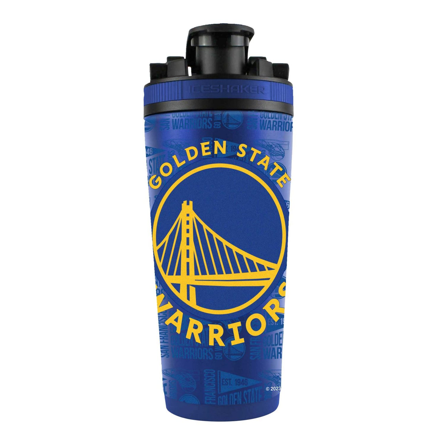 Golden State Warriors 26oz 4D Stainless Steel Shaker Bottle