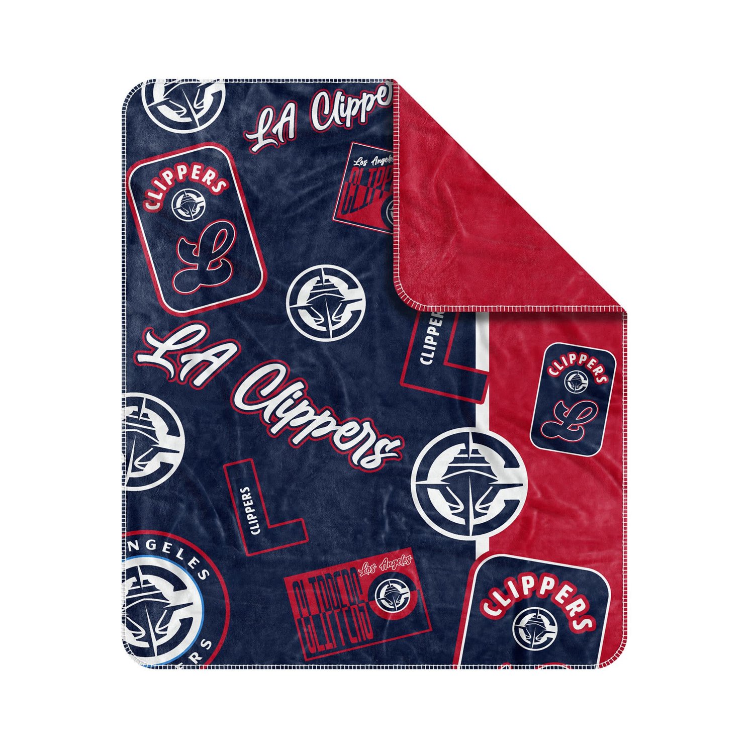 LA Clippers 50" x 60" Dream Weave Throw Blanket - view number 2