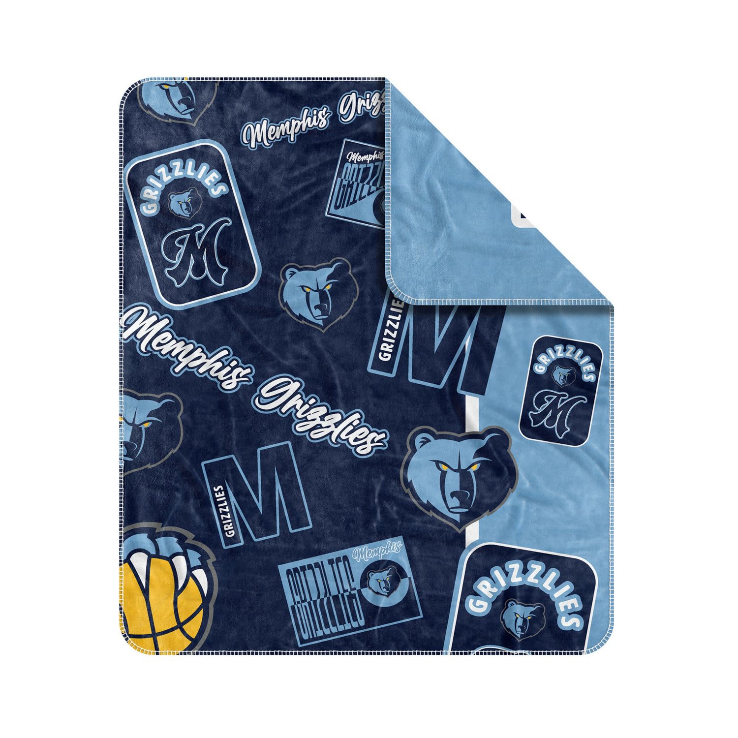 Memphis Grizzlies 50" x 60" Dream Weave Throw Blanket - view number 2