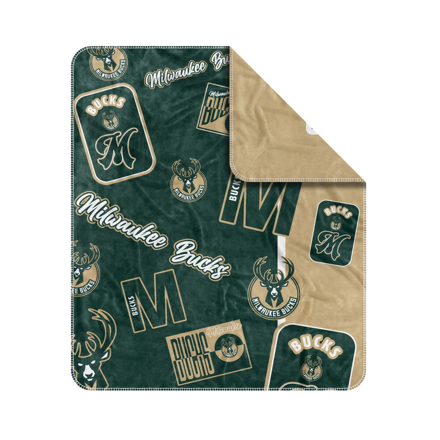 Milwaukee Bucks 50" x 60" Dream Weave Throw Blanket - view number 2