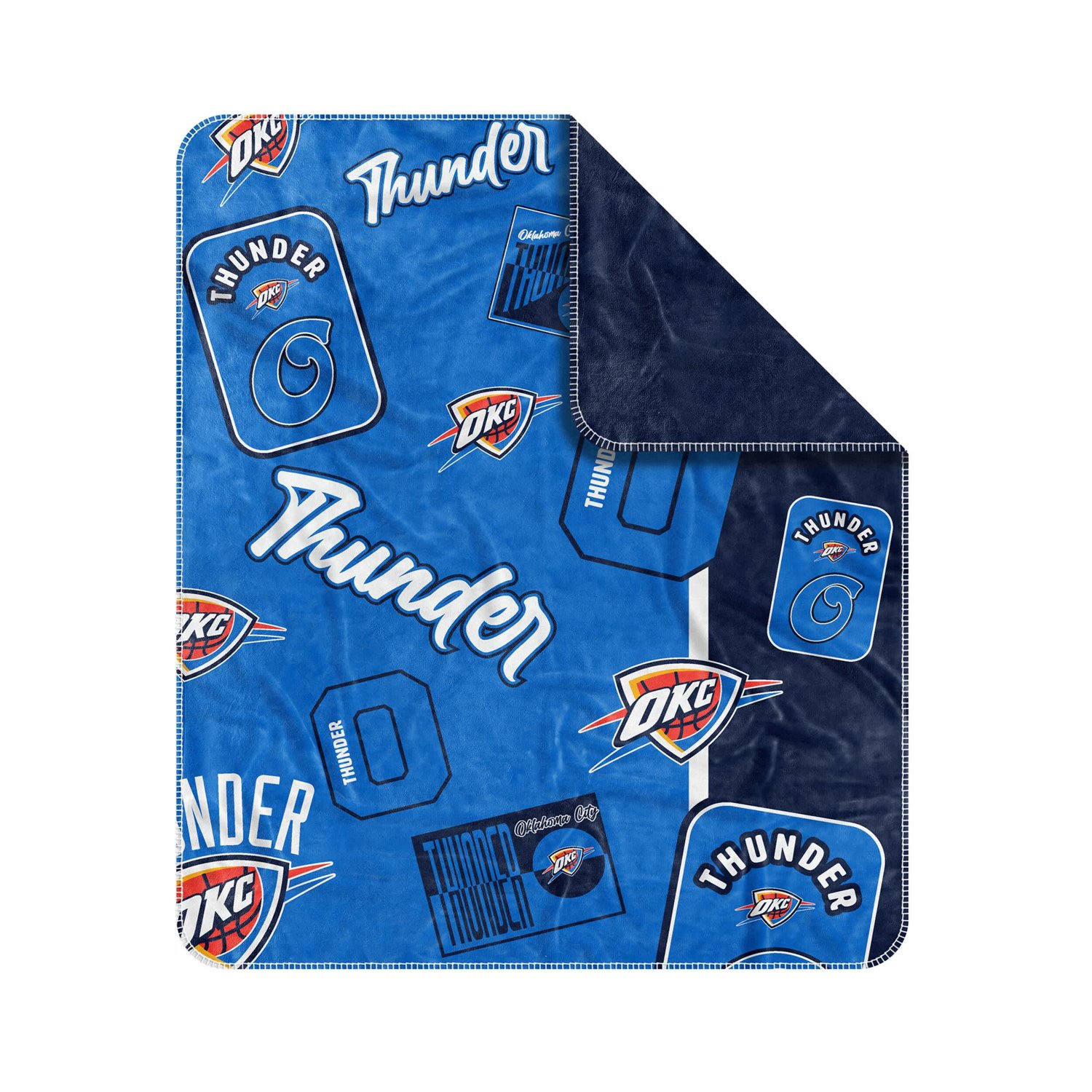Oklahoma City Thunder 50" x 60" Dream Weave Throw Blanket - view number 2