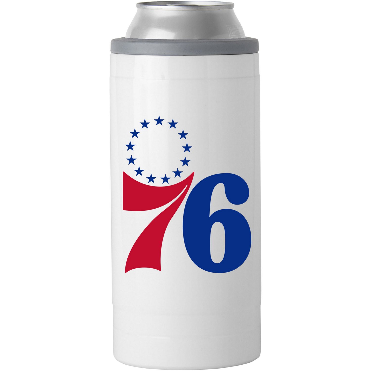 Philadelphia 76ers 12oz Letterman Slim Can Cooler - view number 2