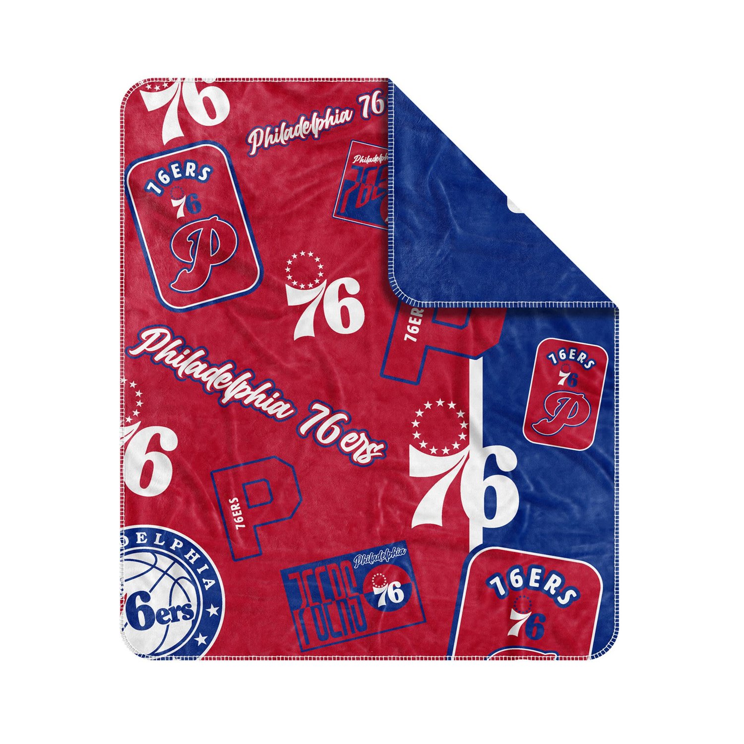 Philadelphia 76ers 50" x 60" Dream Weave Throw Blanket - view number 2