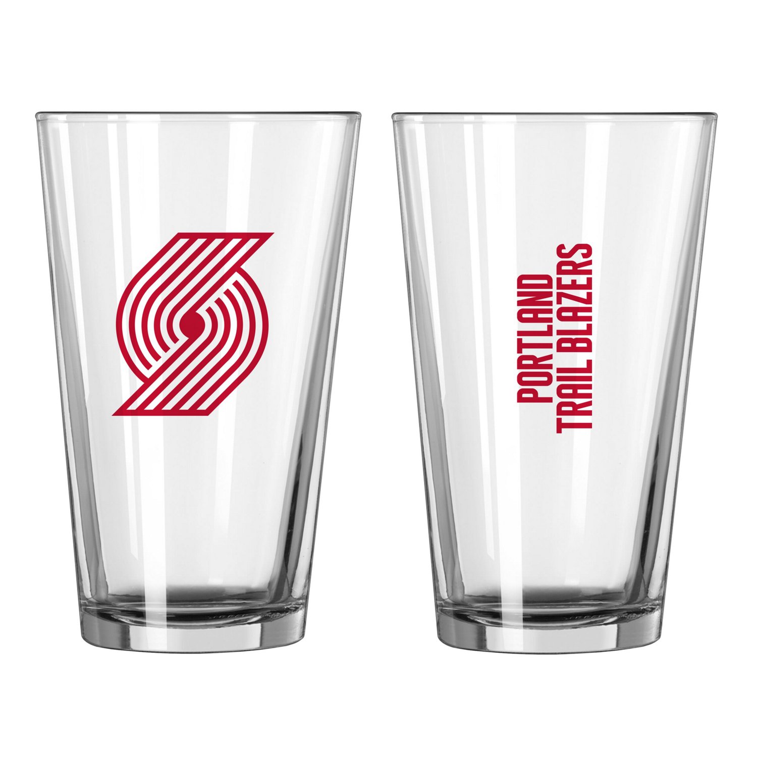 Portland Trail Blazers 16oz Team Wordmark Game Day Pint Glass - view number 3