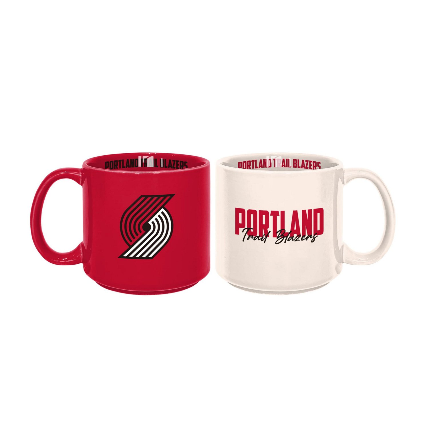 Portland Trail Blazers 2-Pack 15oz Stackable Mug Set