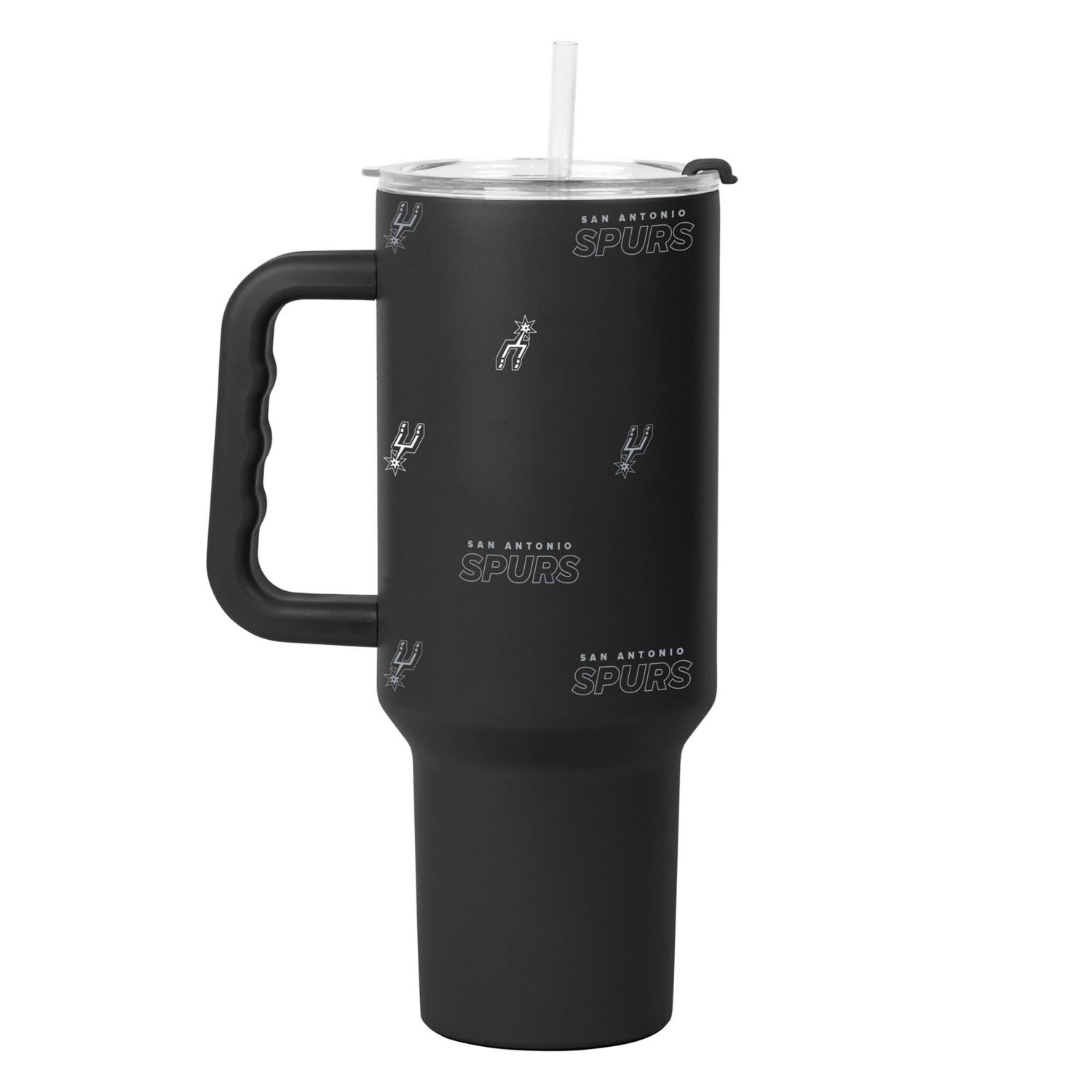 San Antonio Spurs 40oz Step and Repeat Powder Coat Tumbler