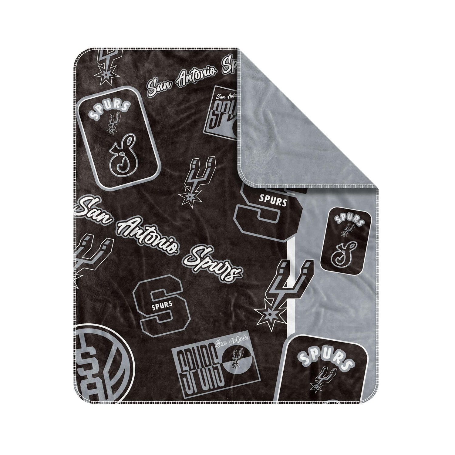 San Antonio Spurs 50" x 60" Dream Weave Throw Blanket - view number 2