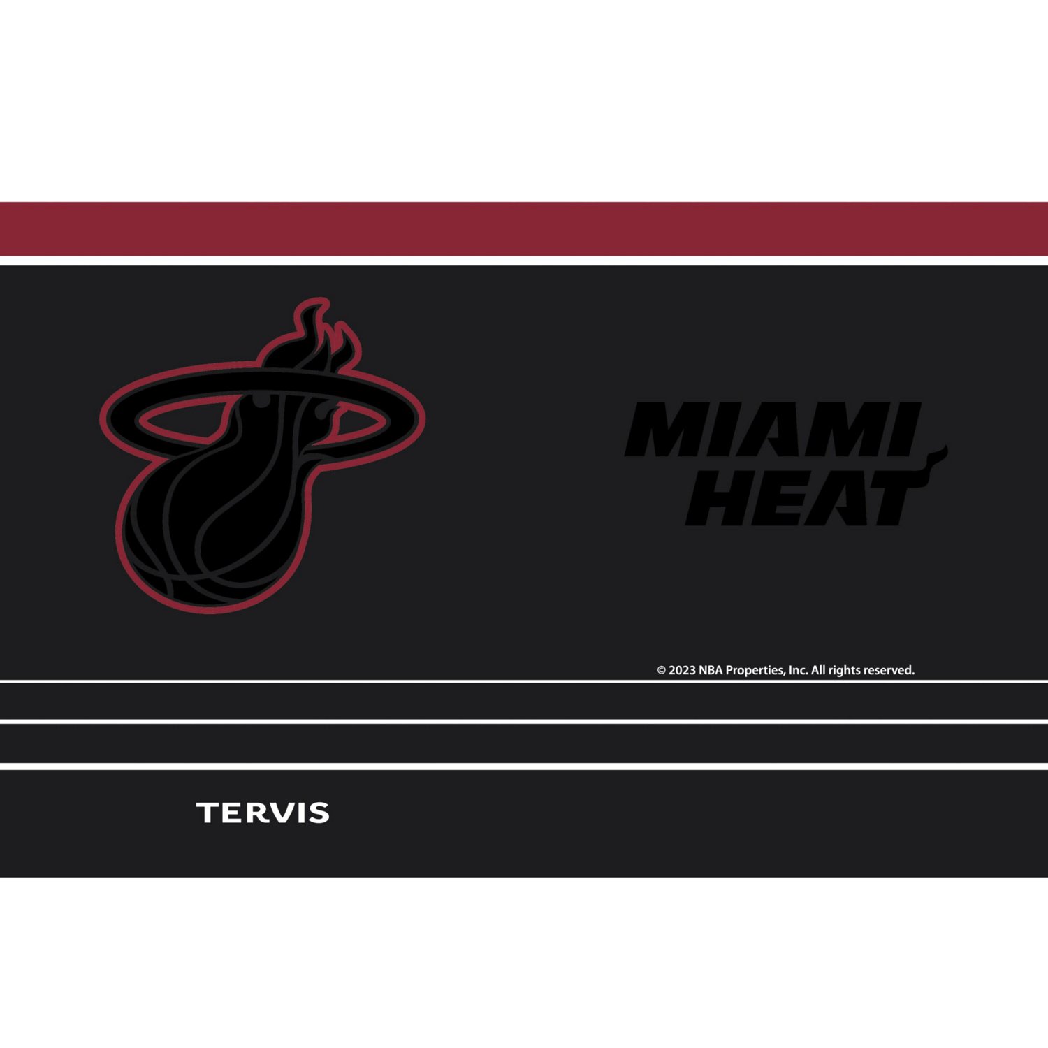Tervis Miami Heat 30oz Night Game Tumbler with Straw - view number 2