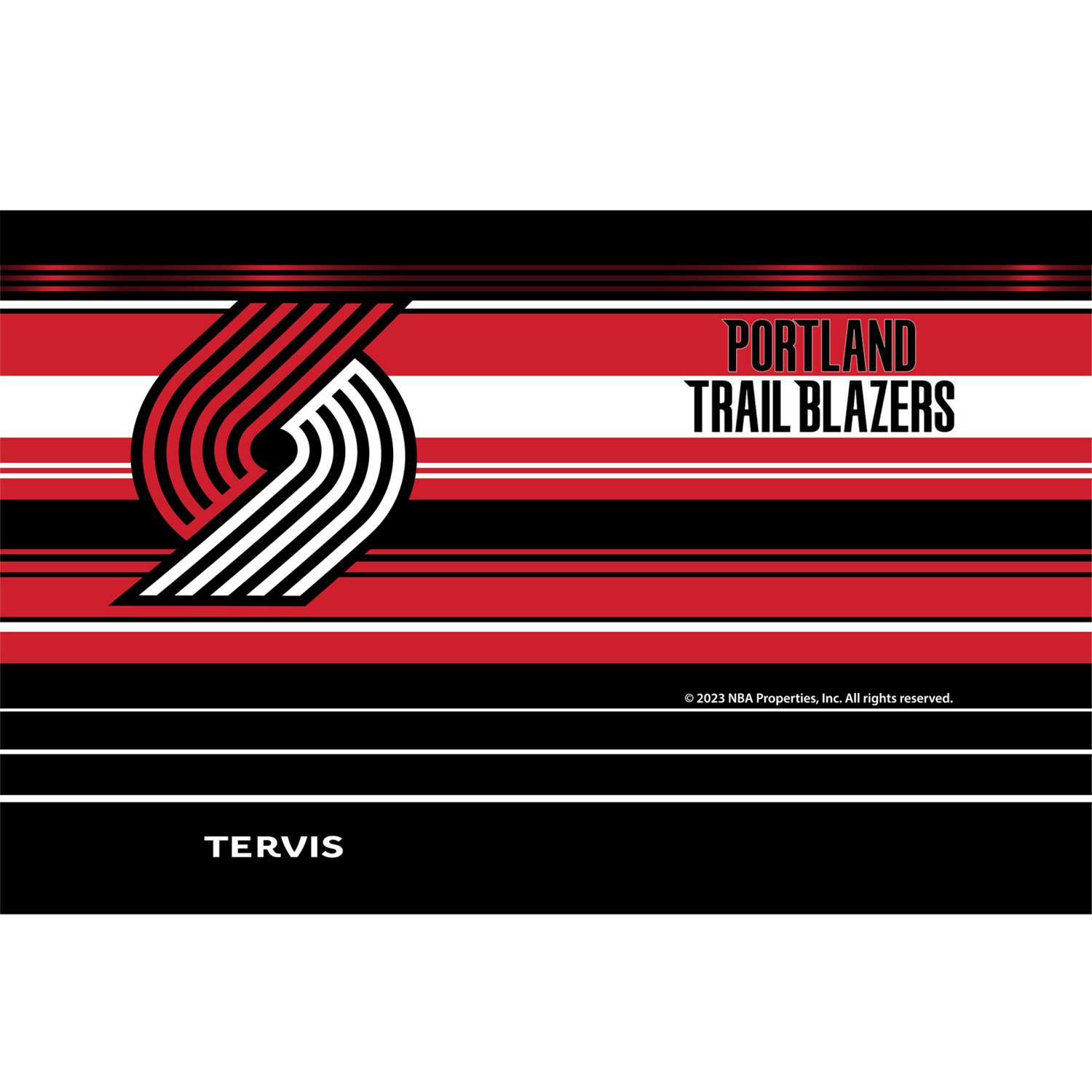 Tervis Portland Trail Blazers 30oz Hype Stripes Tumbler