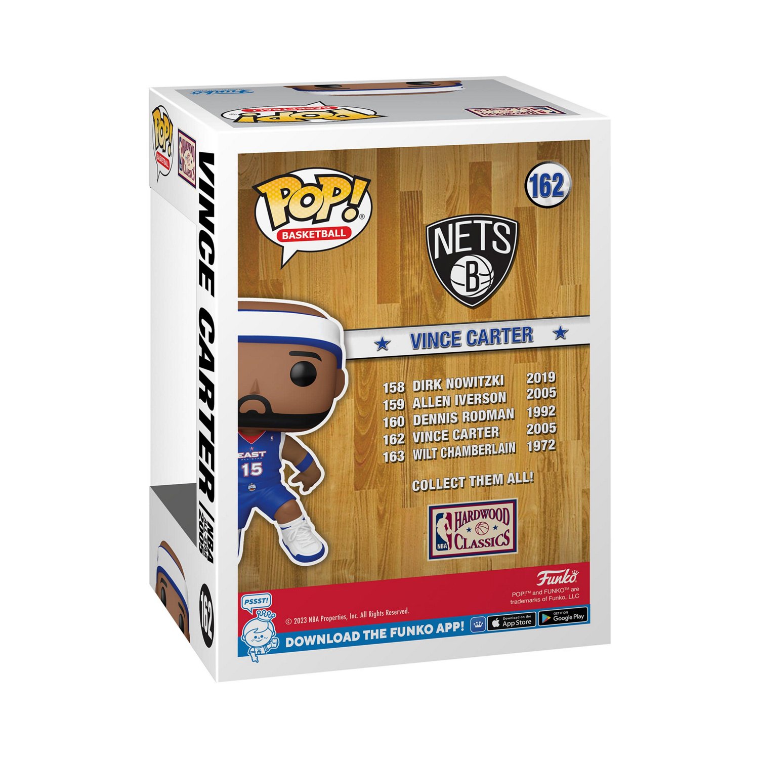 Vince Carter 2005 NBA All-Star Game 162 Funko Pop Vinyl Figure - view number 3