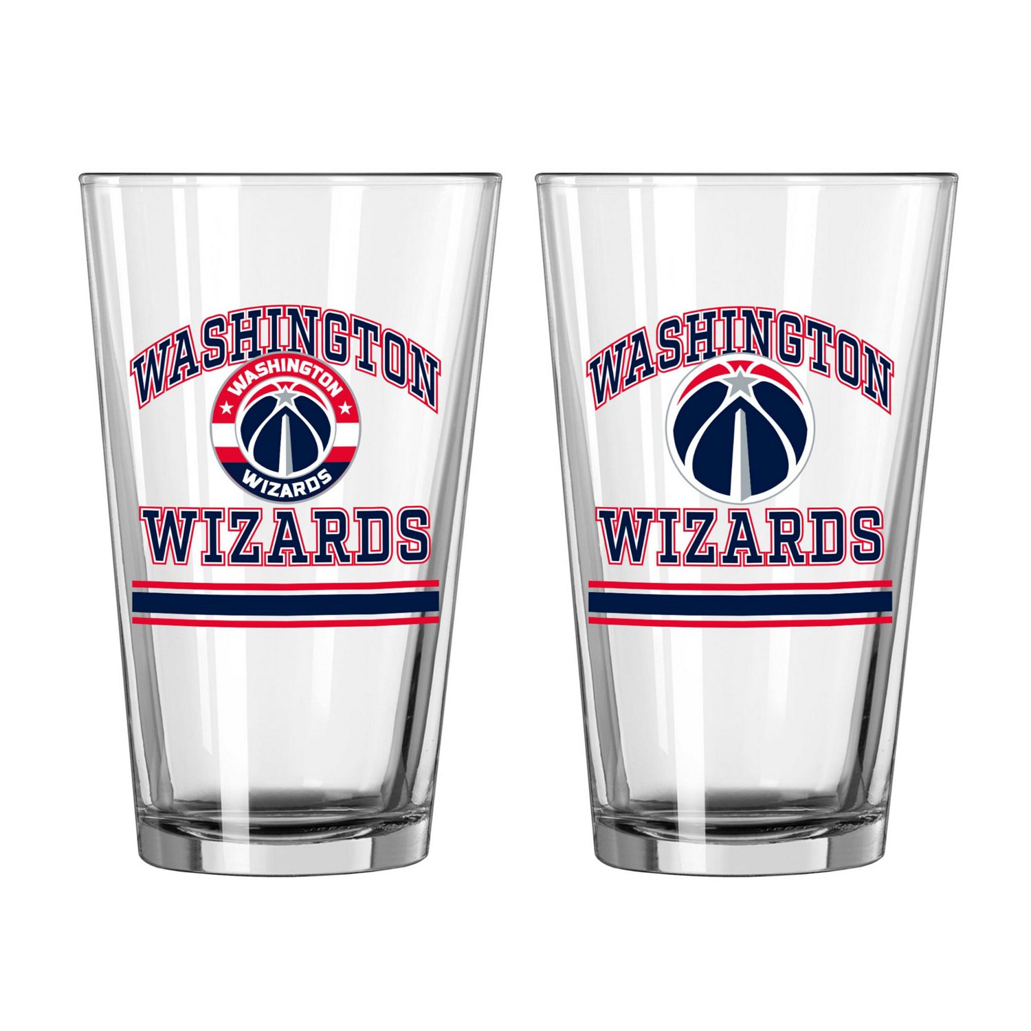 Washington Wizards 16oz Pint Glass Two Pack