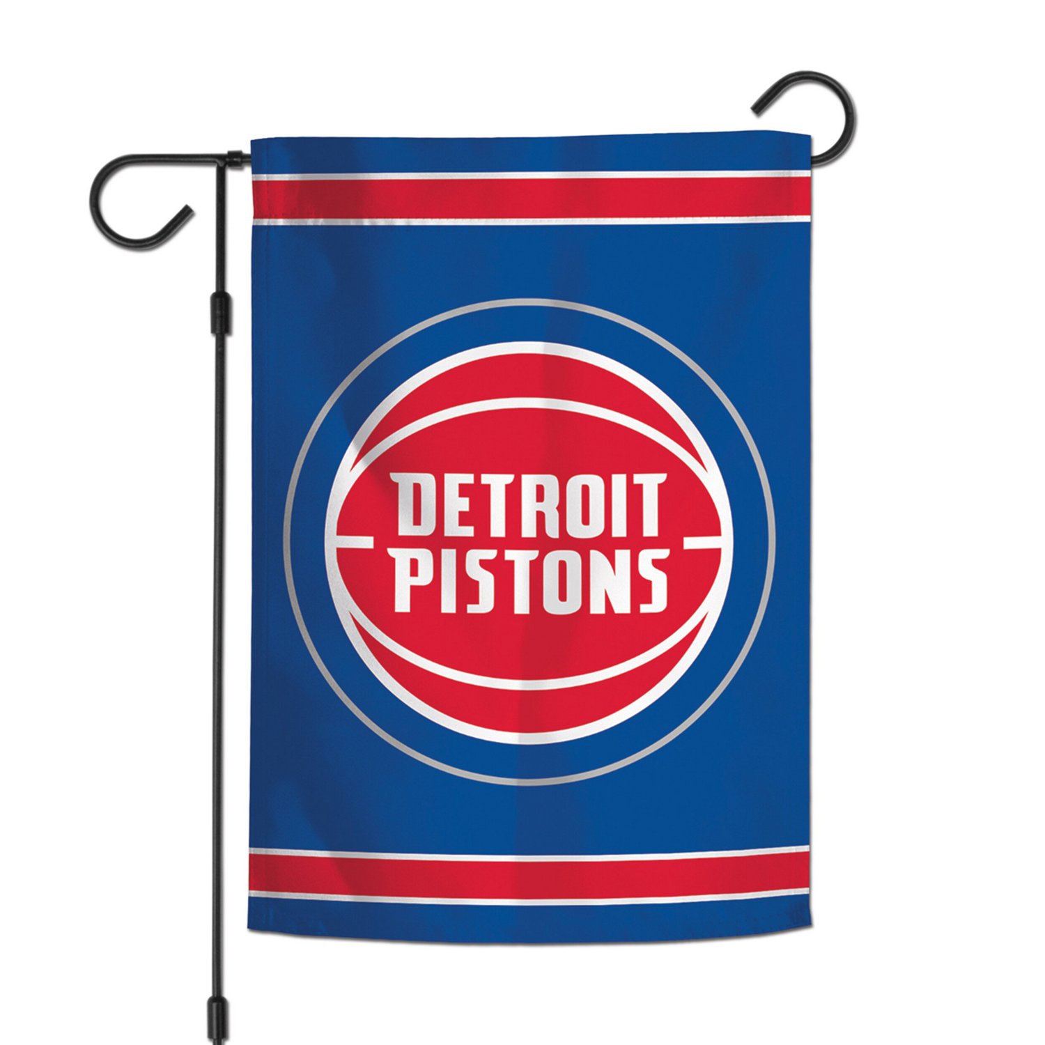 WinCraft Detroit Pistons 12" x 18" Double-Sided Garden Flag                                                                      - view number 1