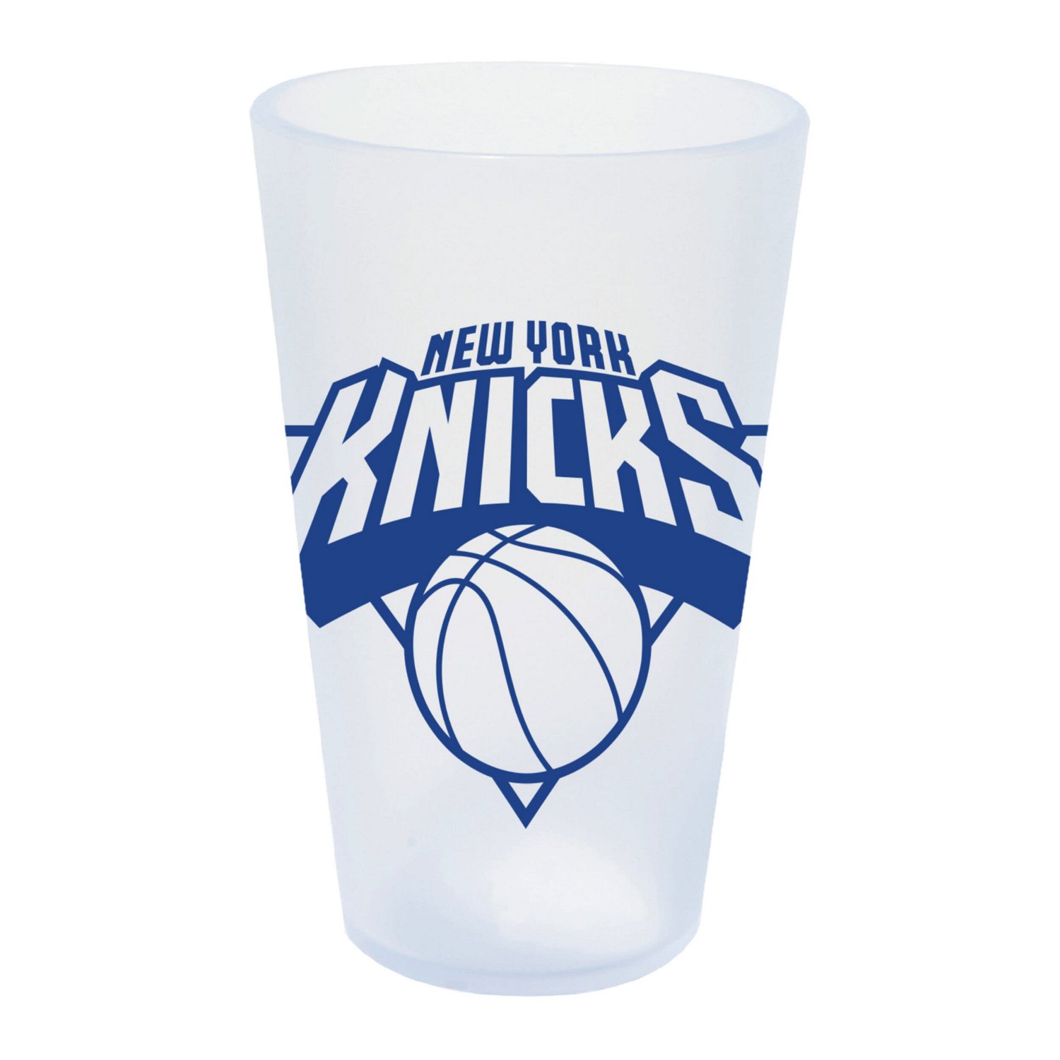 WinCraft New York Knicks 16oz Icicle Silicone Pint Glass                                                                         - view number 1