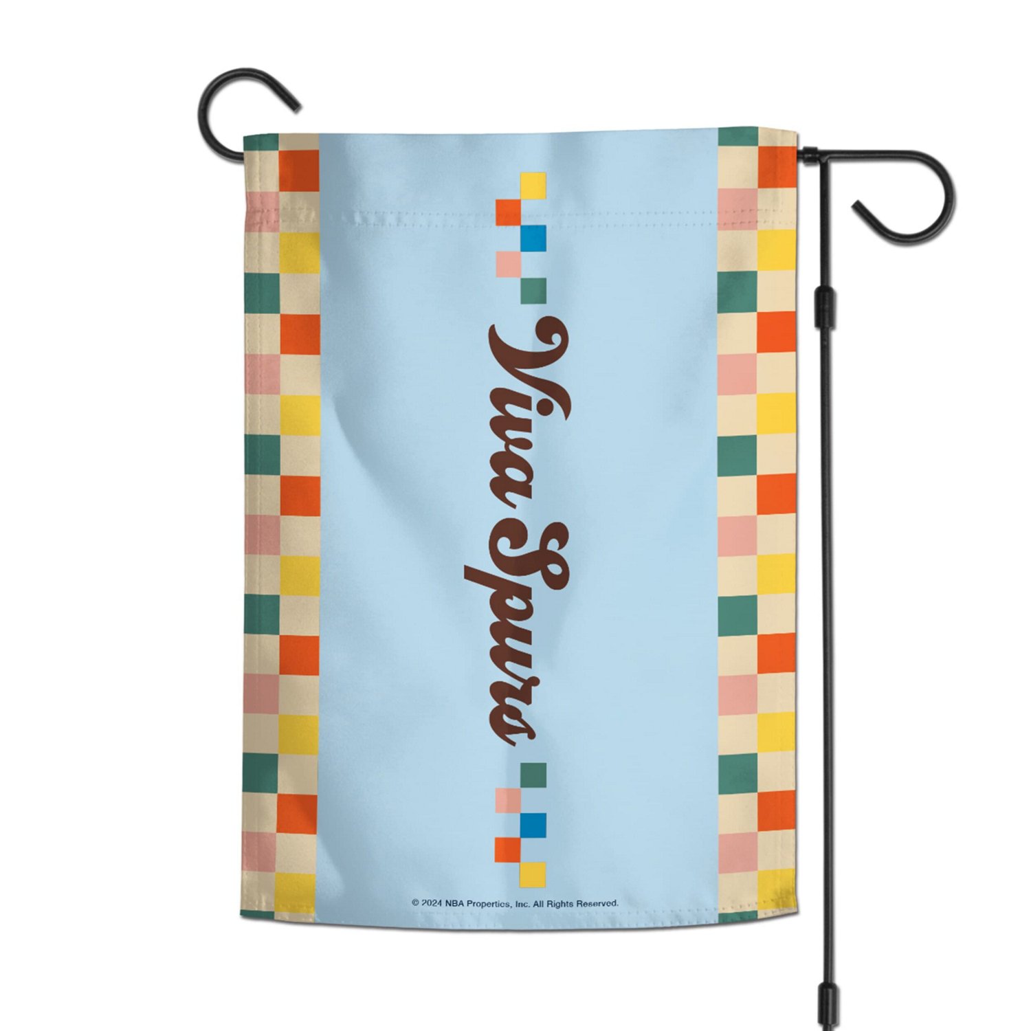 WinCraft San Antonio Spurs 2024 25 City Edition 12" x 18" Two-Sided Garden Flag                                                  - view number 2