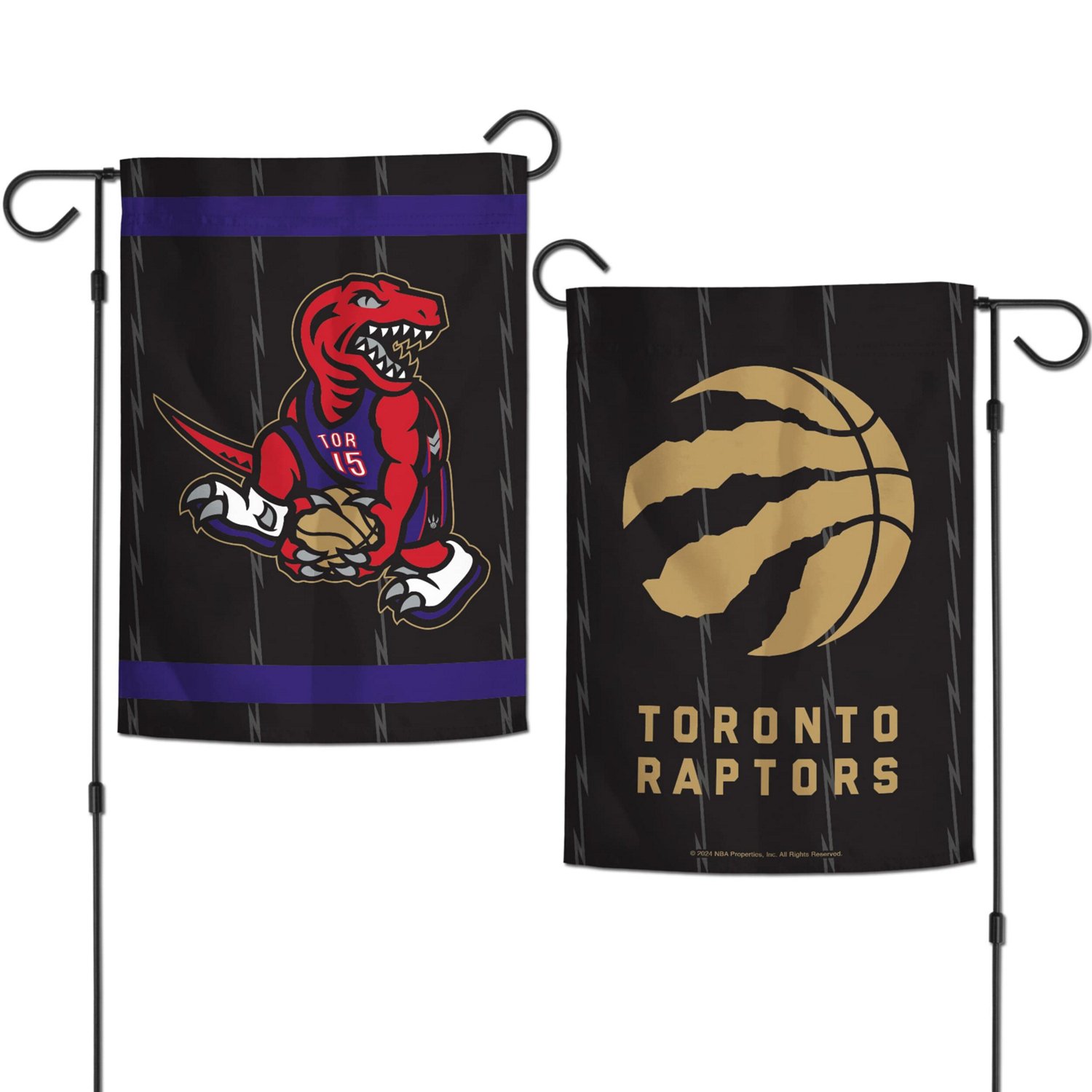 WinCraft Toronto Raptors 2024 25 City Edition 12" x 18" Two-Sided Garden Flag - view number 3
