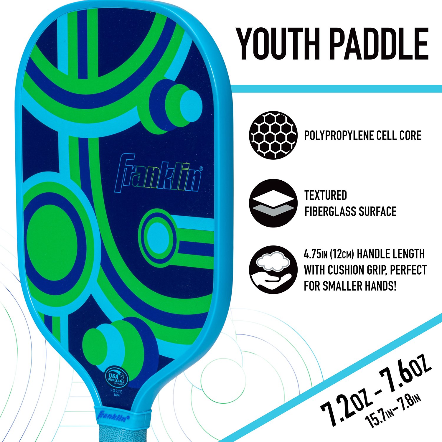 Franklin Forte Youth Pickleball Paddle - view number 6