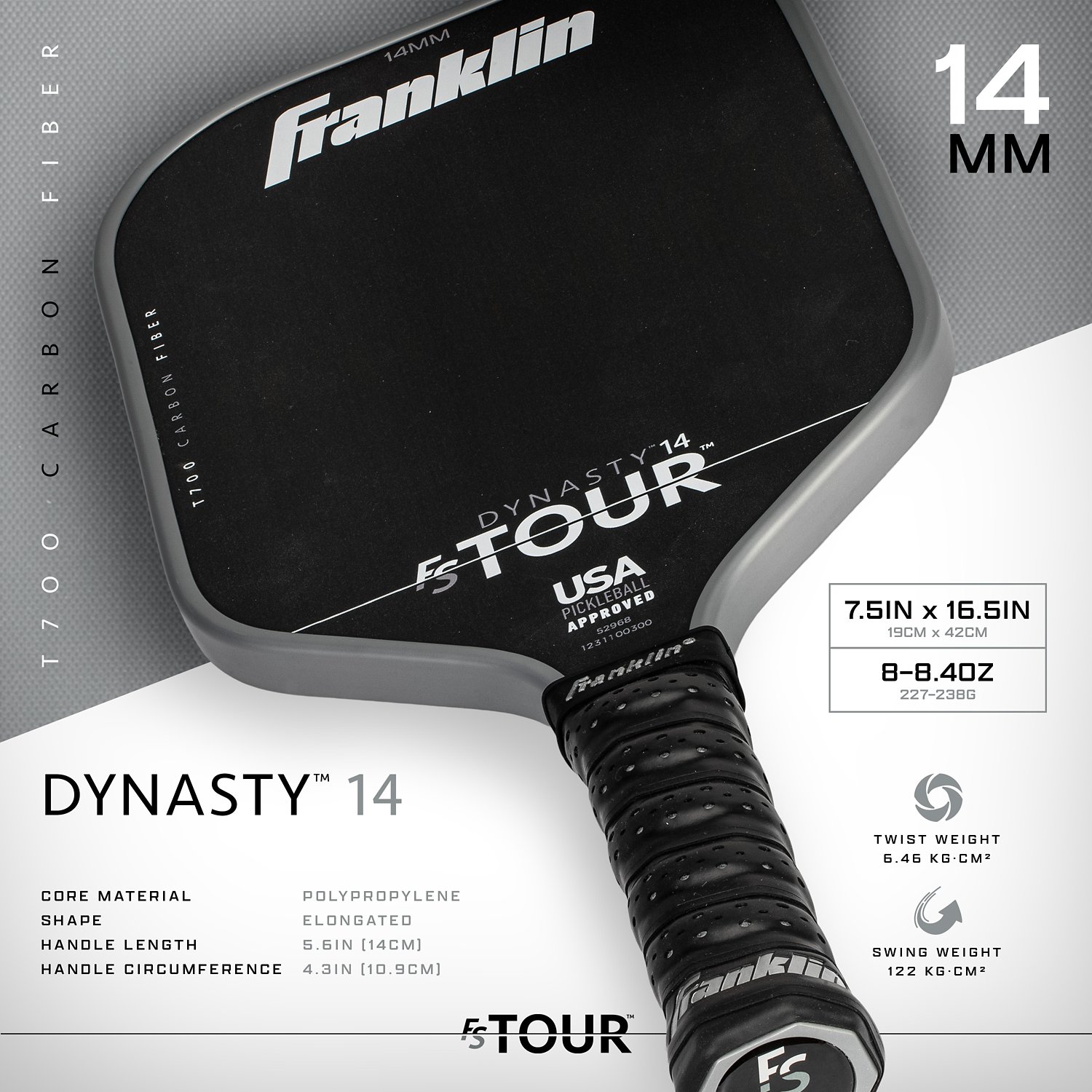 Franklin FS Tour Dynasty 14 mm Paddle - view number 2