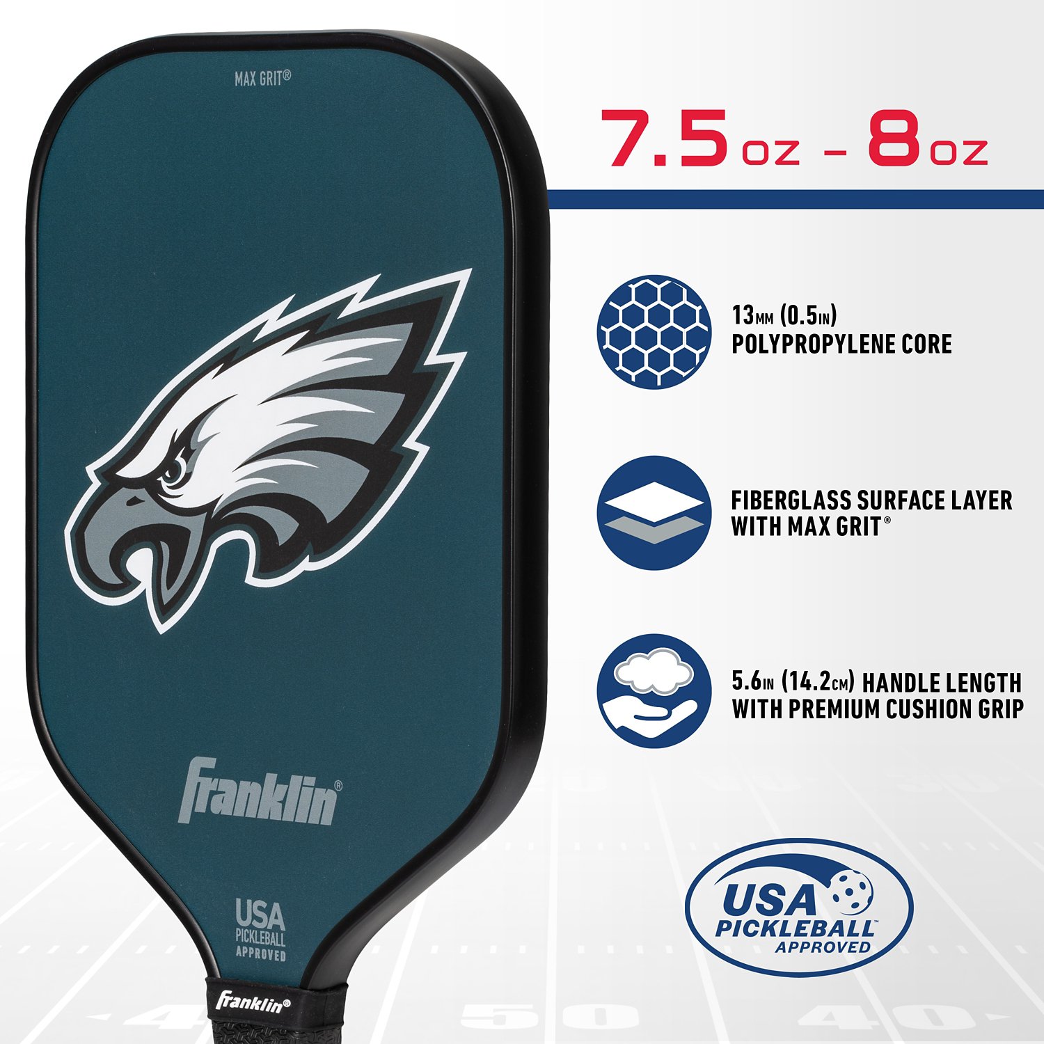 Franklin Philadelphia Eagles Pickleball Paddle - view number 4