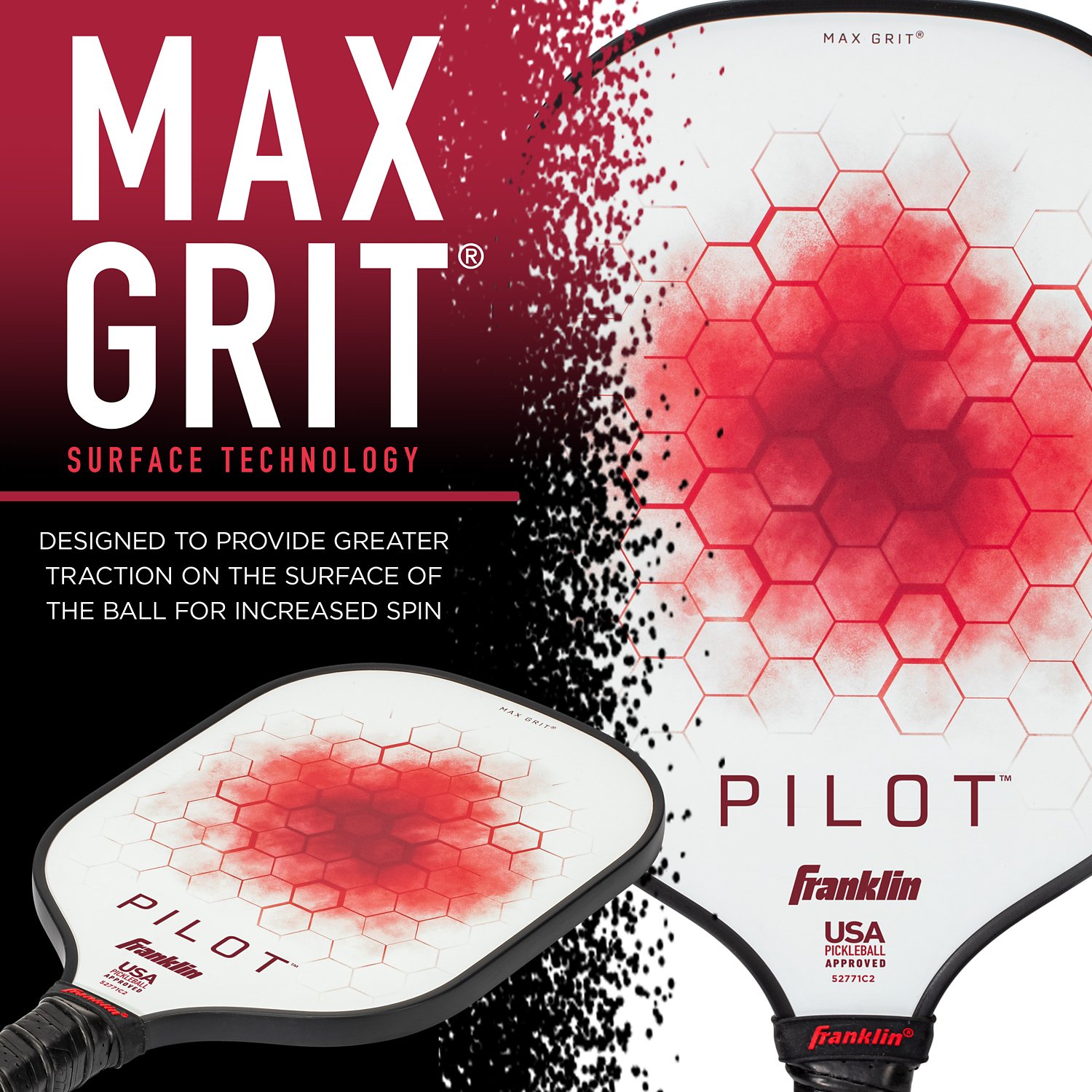 Franklin Sports Pilot Pickleball Paddles Set - view number 5