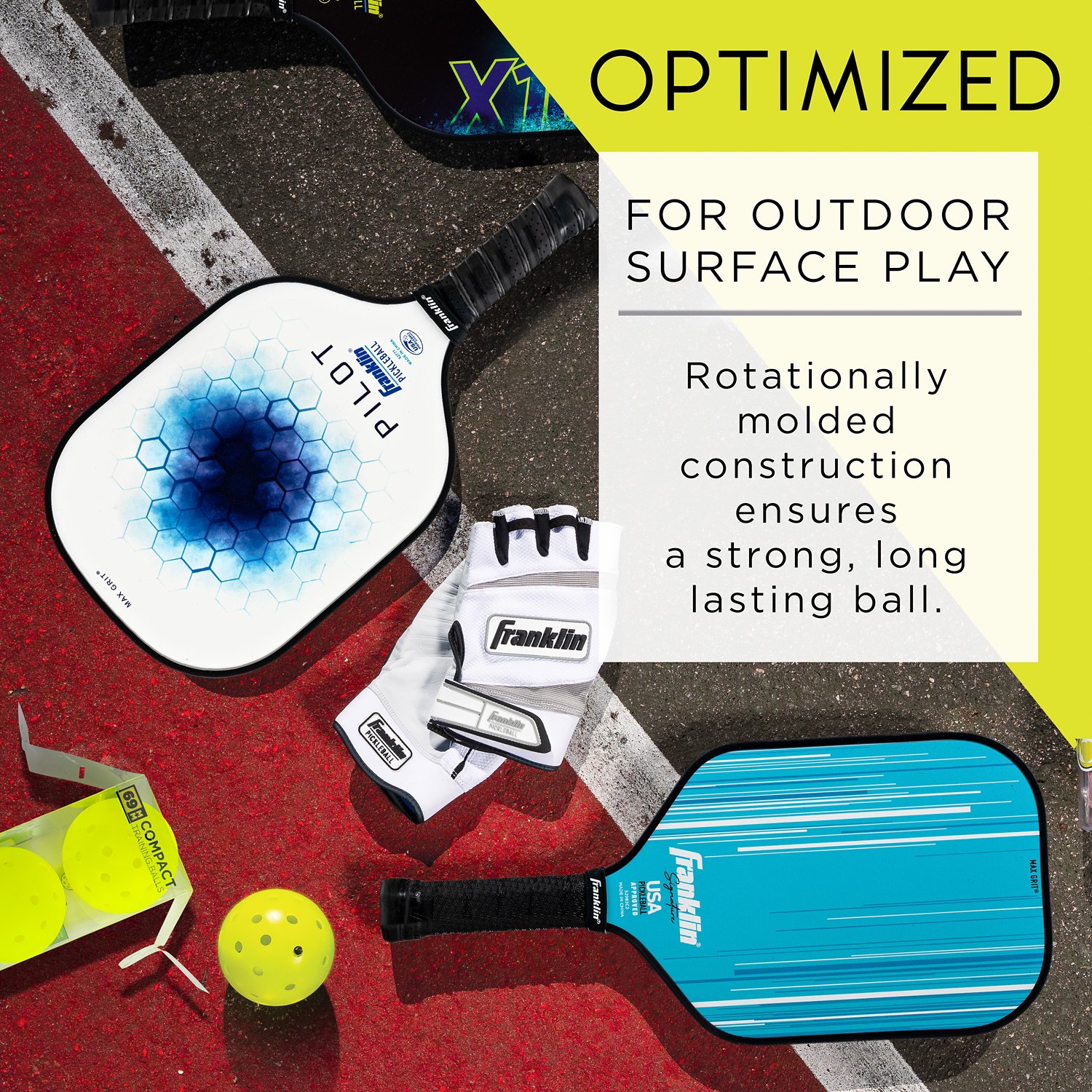 Franklin 69mm Training Balls 3-Pack - view number 4