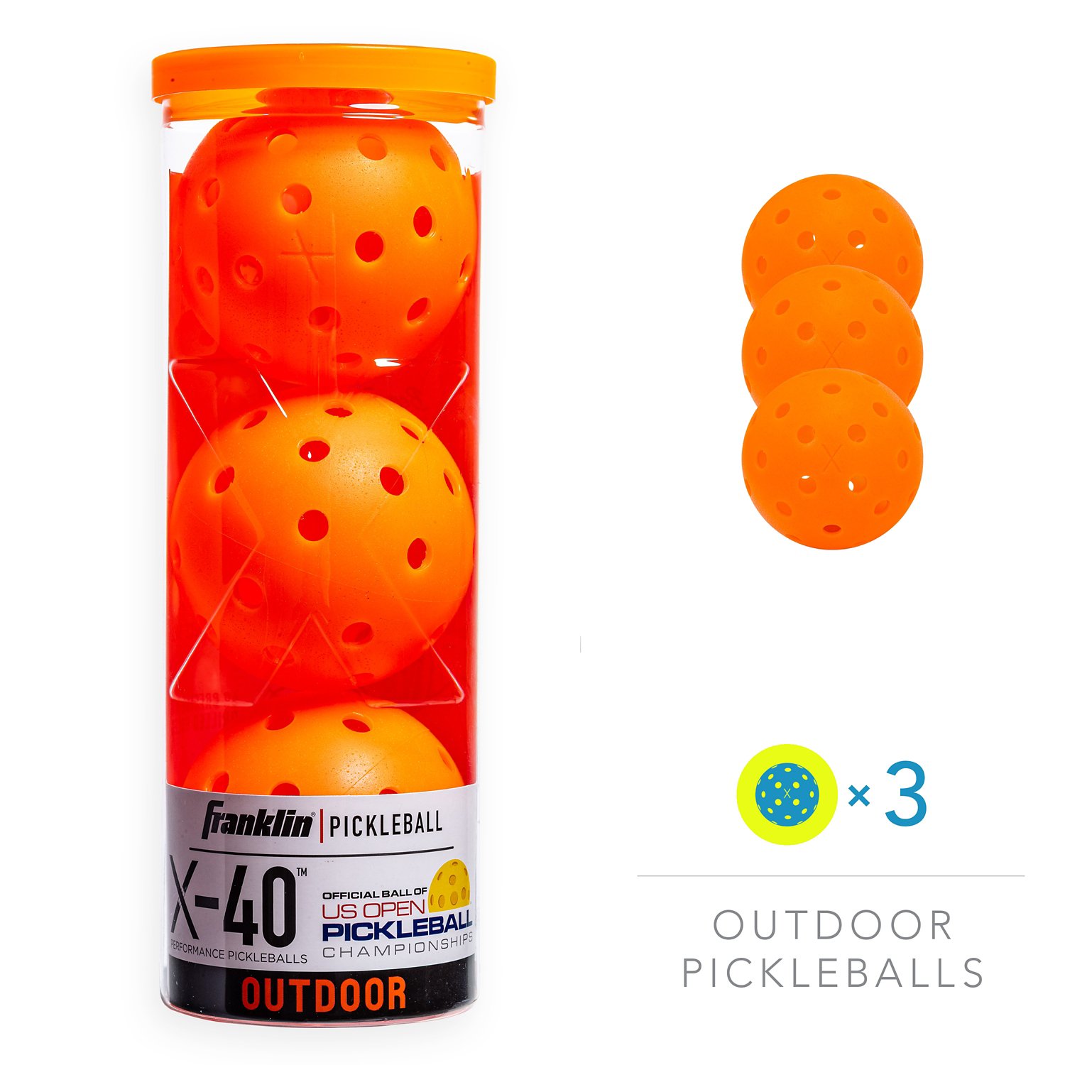 Franklin X-40 Performance Outdoor Pickleball Balls                                                                               - view number 3