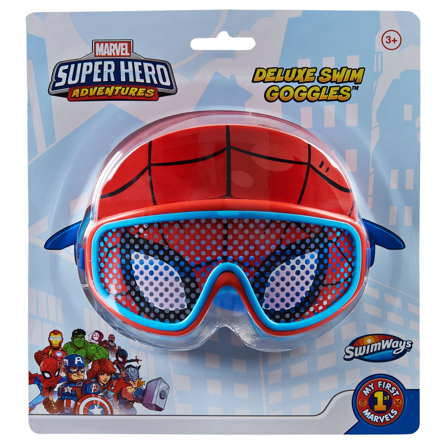 SwimWays Boys' Marvel Spider-Man Superhero Swim Mask                                                                             - view number 4