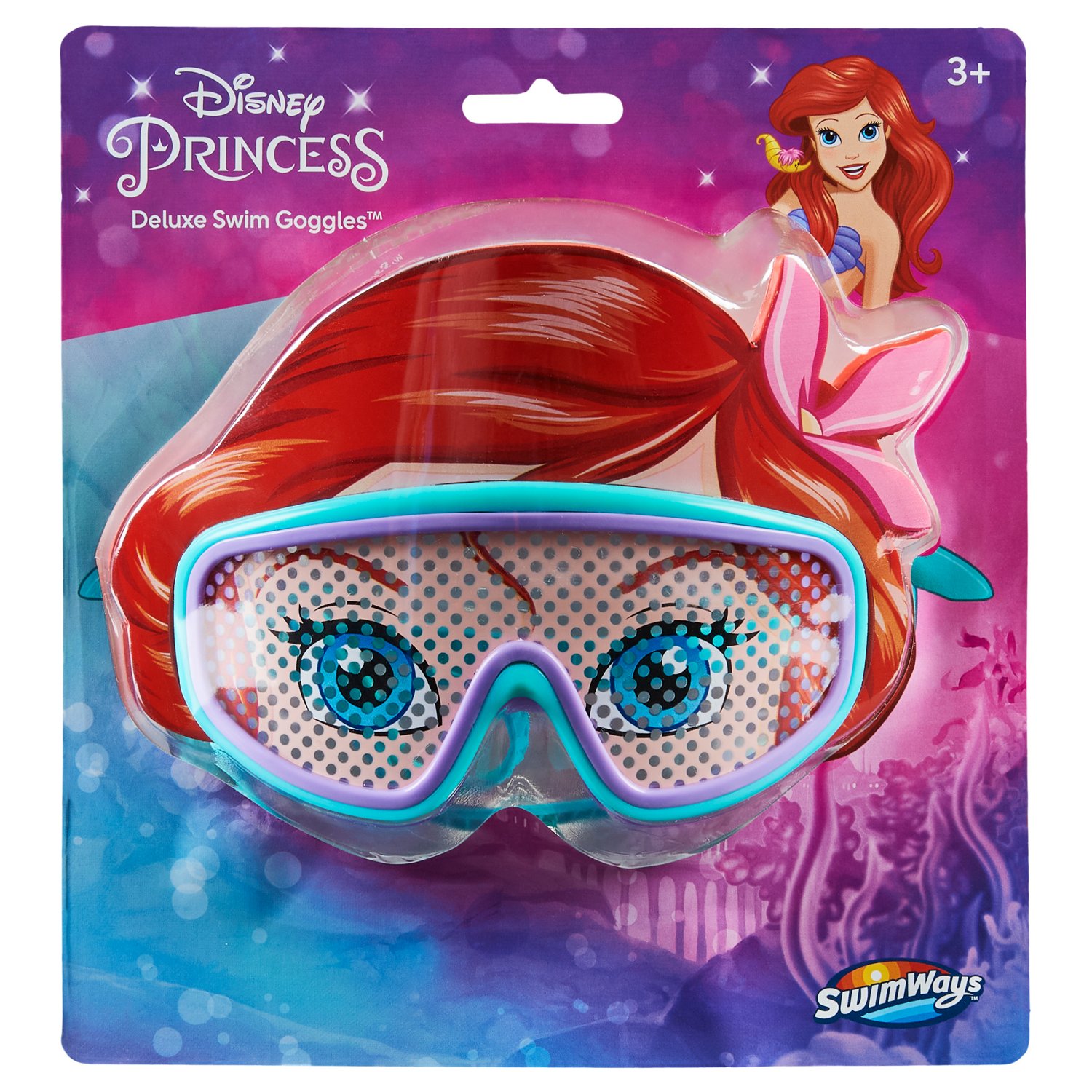 SwimWays Girls' Disney The Little Mermaid Ariel Swim Mask                                                                        - view number 4