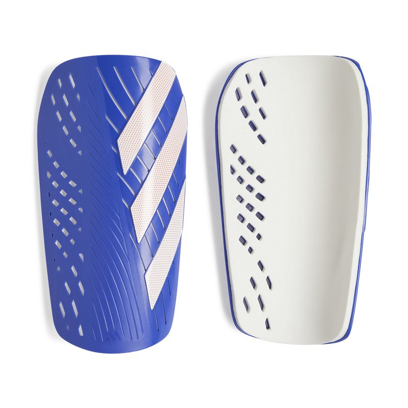 adidas Men's Tiro Club Soccer Shin Guards Light Blue/White, Large - Soccer Equipment at Academy Sports