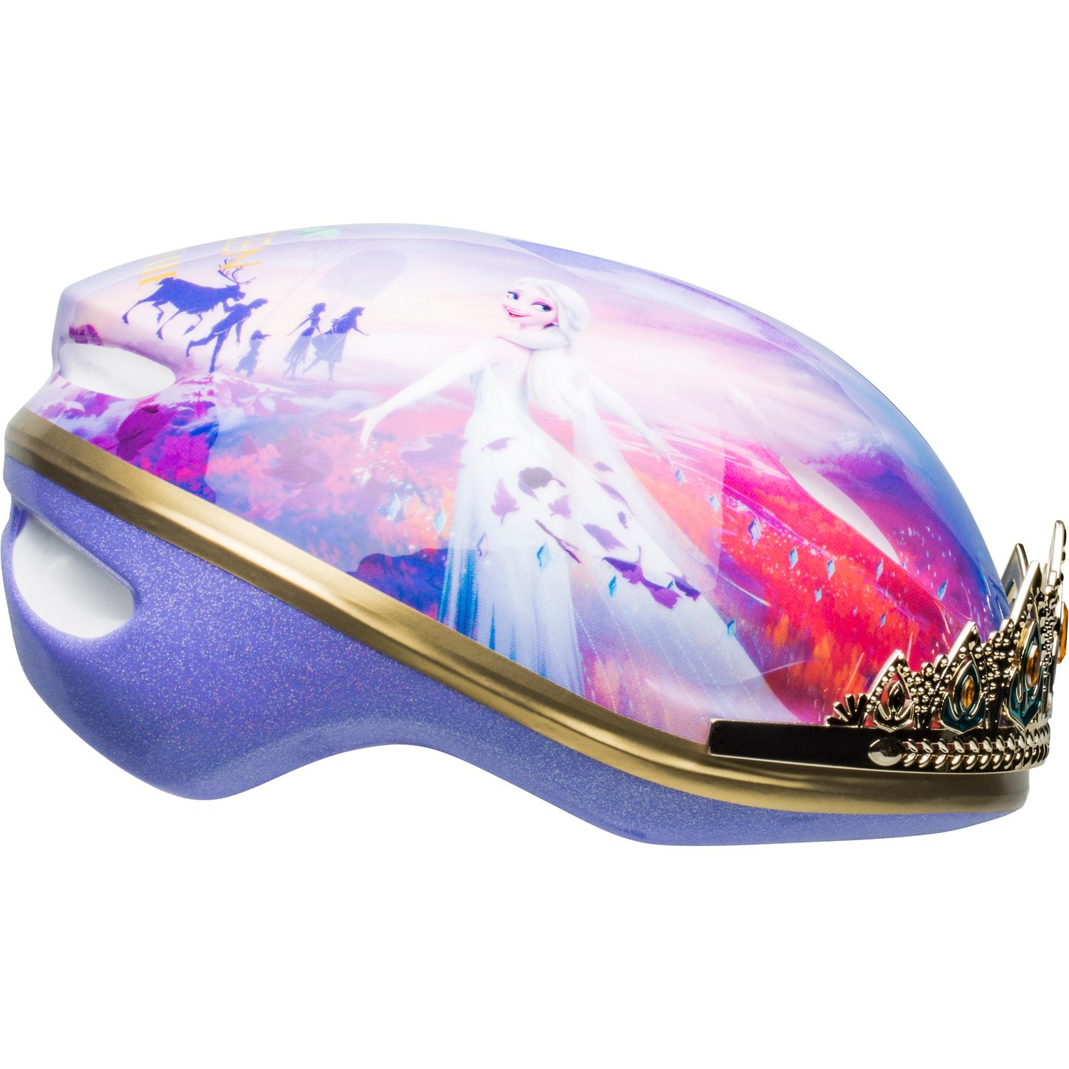 Bell Girls’ Frozen II 3-D Queen Anna Tiara Bike Helmet                                                                         - view number 4