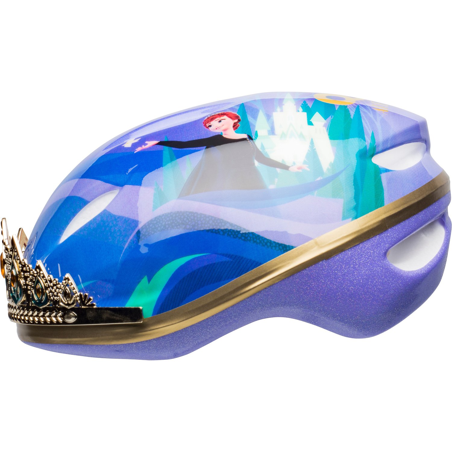 Bell Girls’ Frozen II 3-D Queen Anna Tiara Bike Helmet                                                                         - view number 5