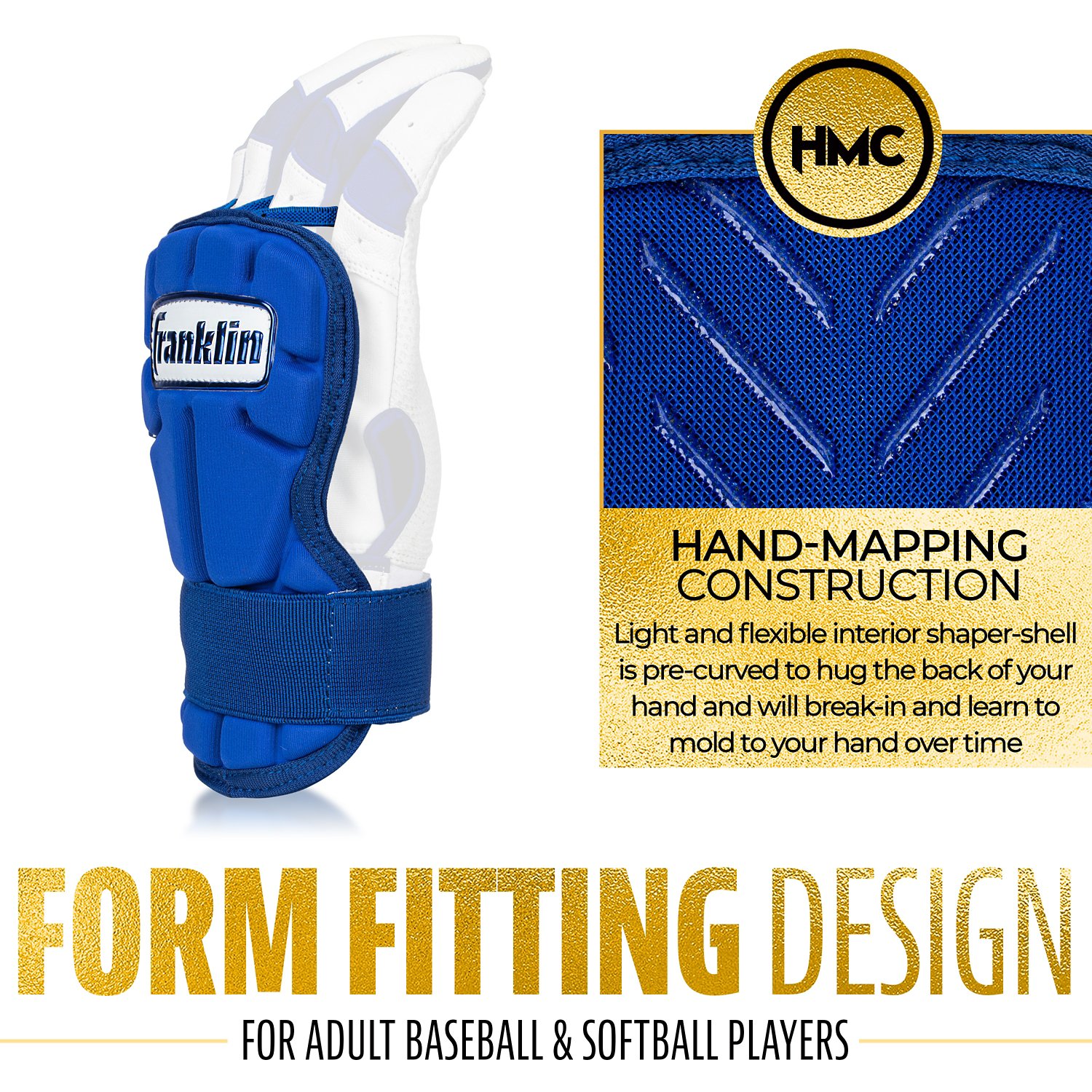 Franklin Adult MLB CFX PRT Series Large Hand Guard                                                                               - view number 6