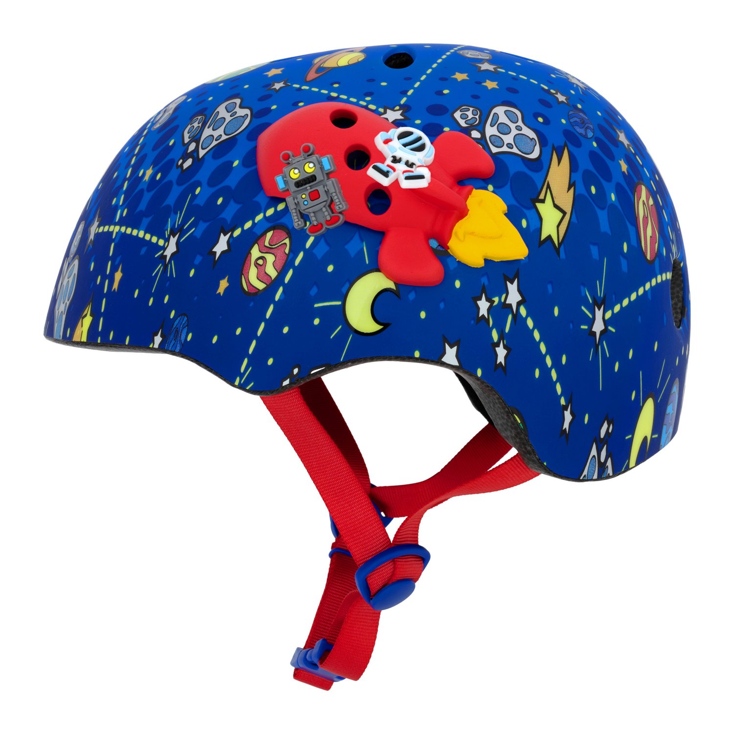 Raskullz Boys’ Orbit Rocket Charms Helmet                                                                                      - view number 5