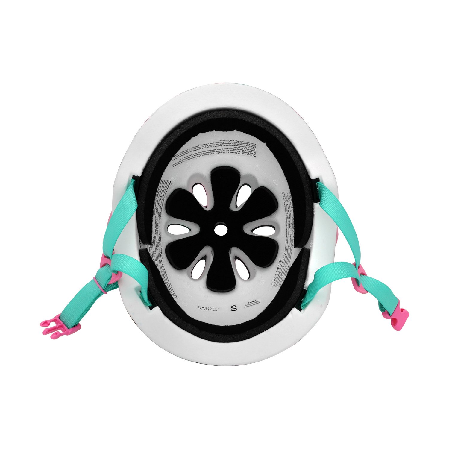 Raskullz Girls’ Pink Heart Charms Helmet - view number 7