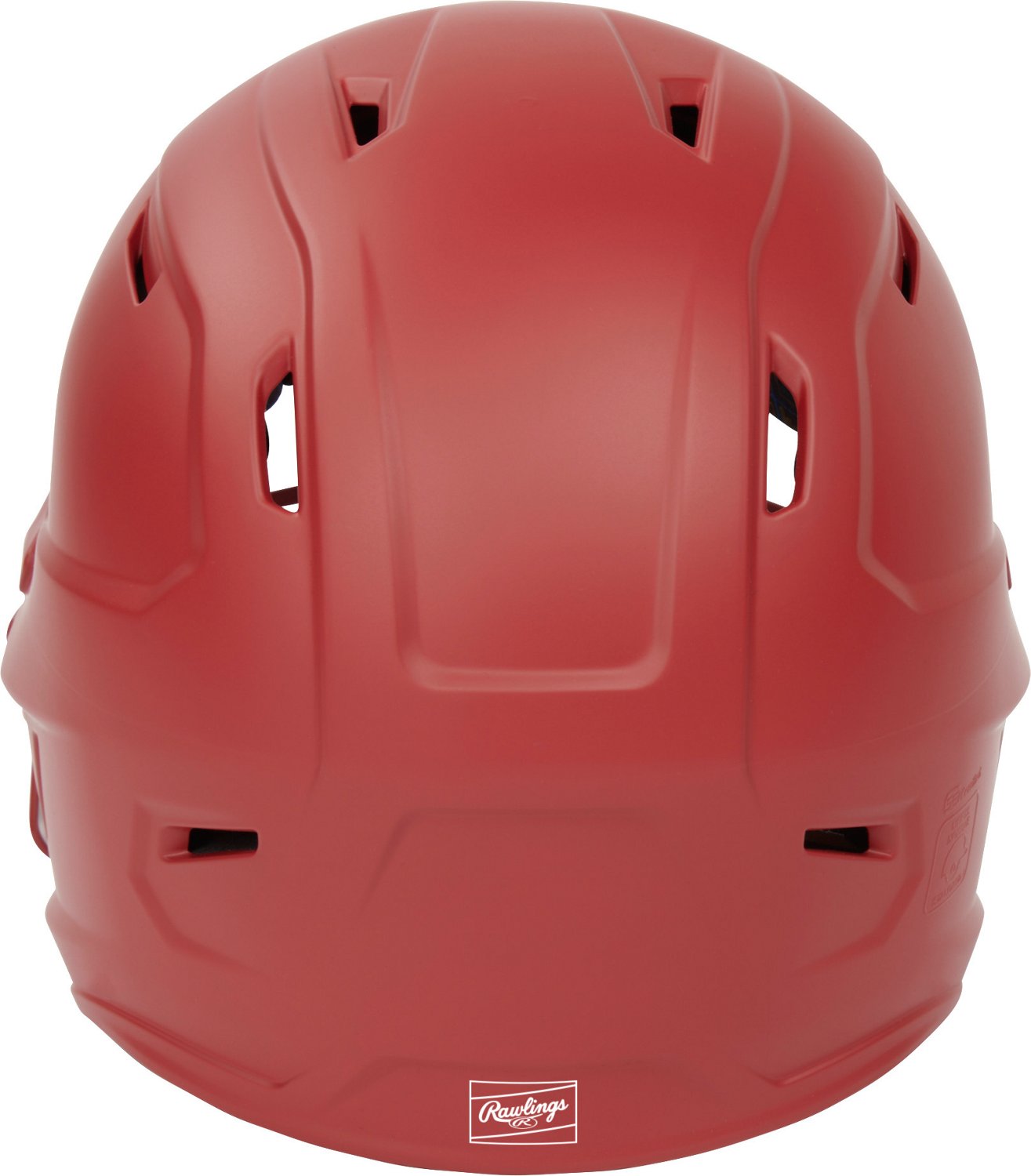 Rawlings Senior Mach Hi-Viz 1-Tone Batting Helmet with Face Guard                                                                - view number 4