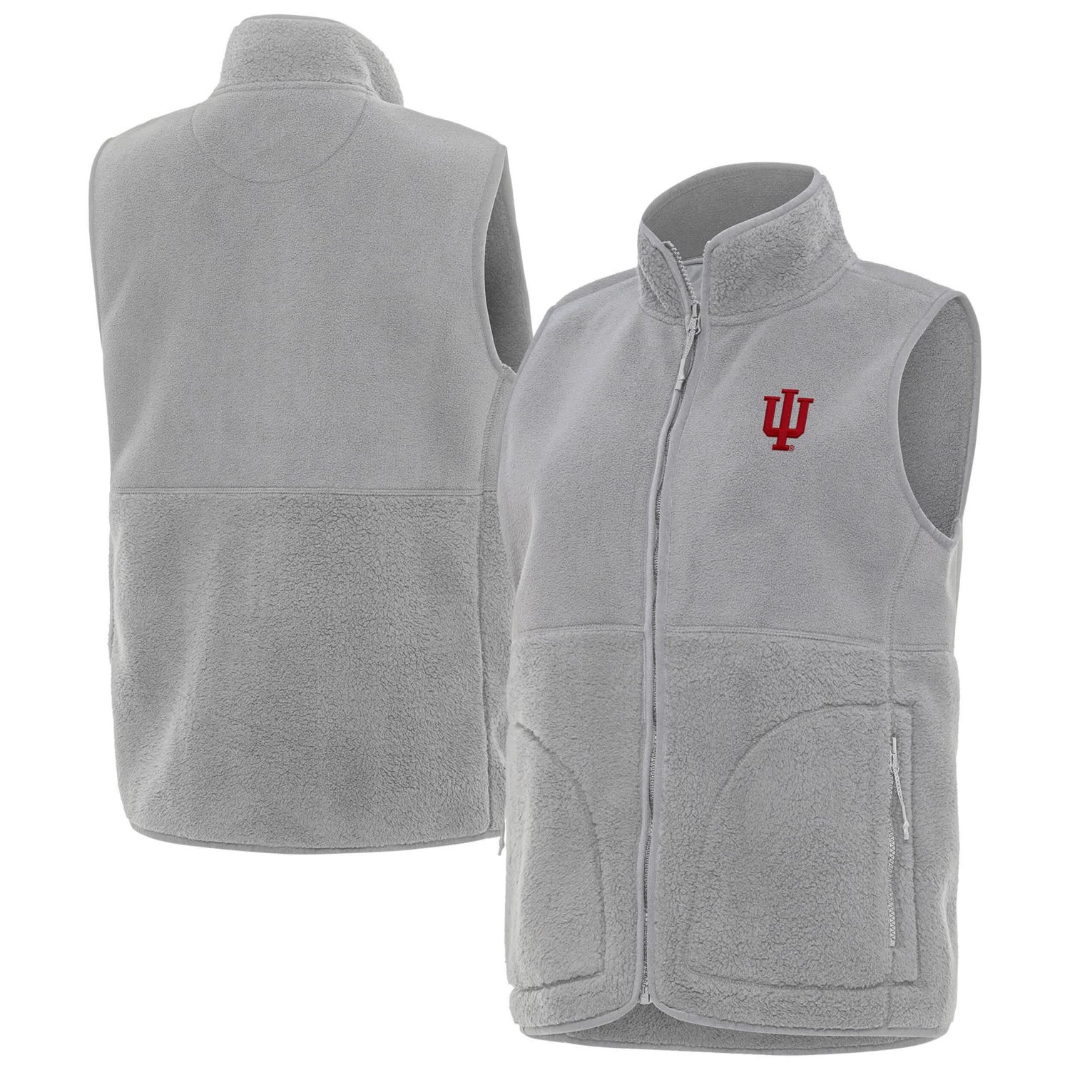 Antigua Indiana Hoosiers Nostalgic Full-Zip Vest
