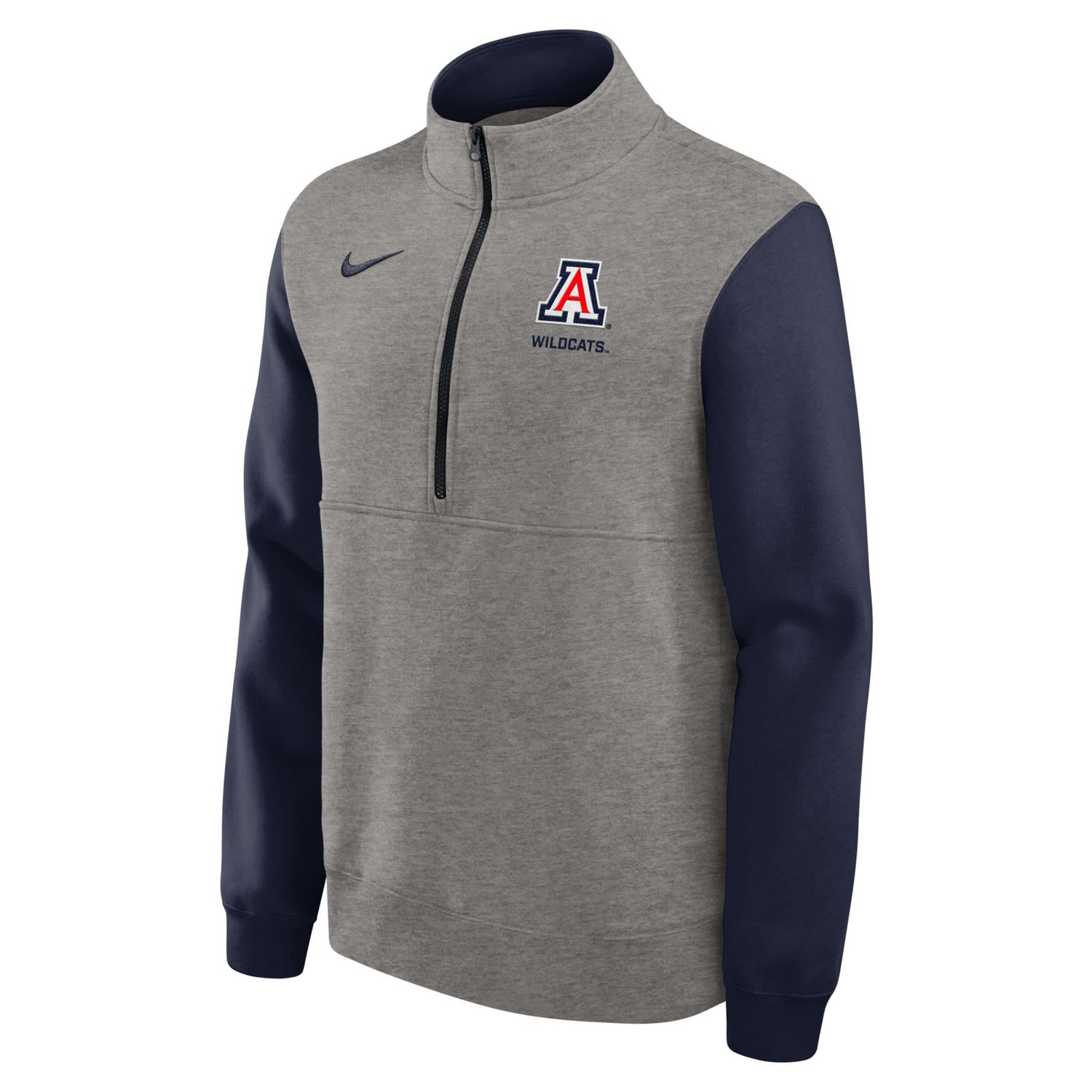 Nike Arizona Wildcats Club Fleece Half-Zip Pullover - view number 2