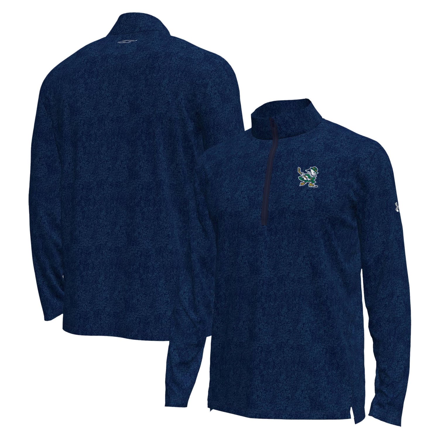 Under Armour Notre Dame Fighting Irish Hockey Leprechaun Tech Quarter-Zip Top