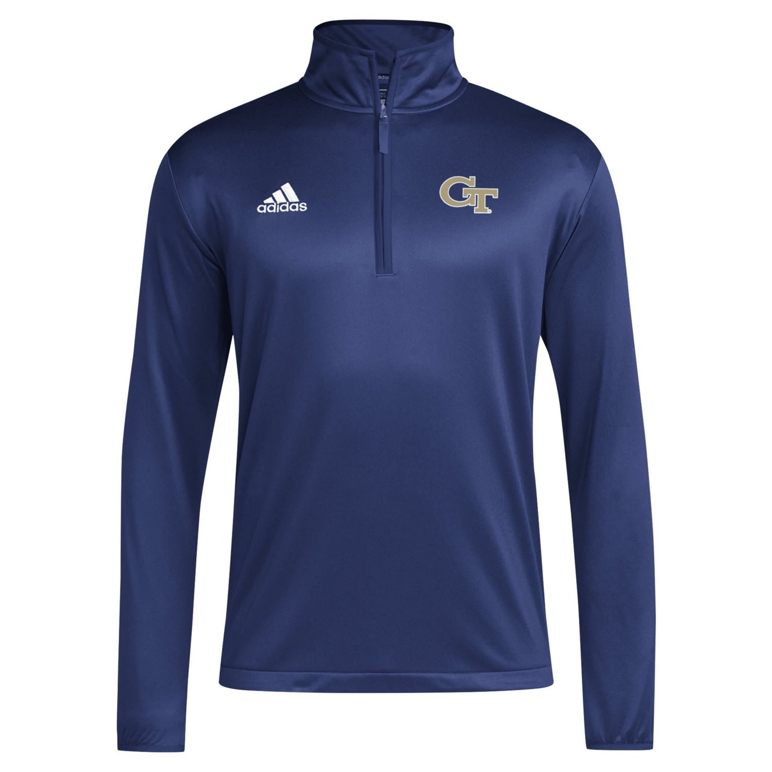 adidas Georgia Tech Yellow Jackets 2024 Coaches Sideline Quarter-Zip Top                                                         - view number 2