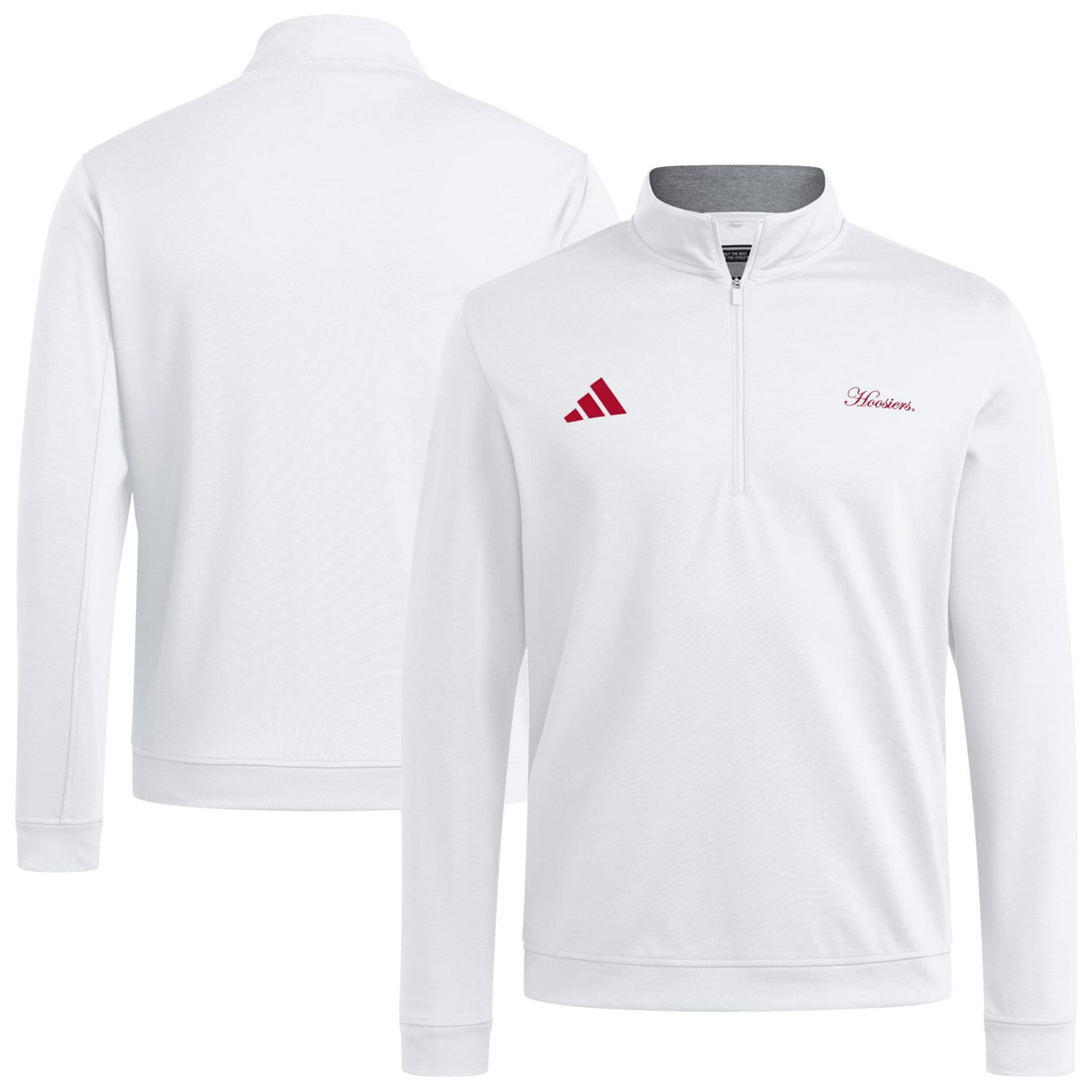 adidas Indiana Hoosiers Elevated Quarter-Zip Jacket