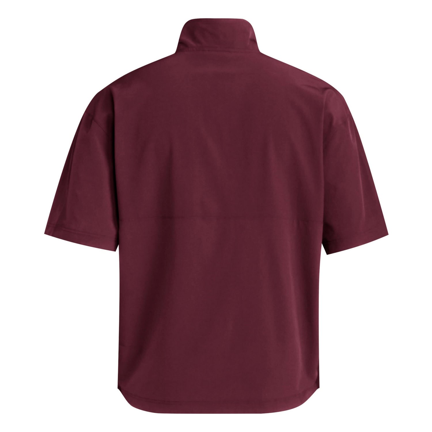 adidas Texas AM Aggies Woven Quarter-Zip Short Sleeve Pullover - view number 3