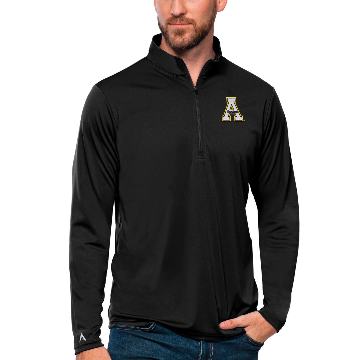 Antigua Appalachian State Mountaineers Tribute Quarter-Zip Top