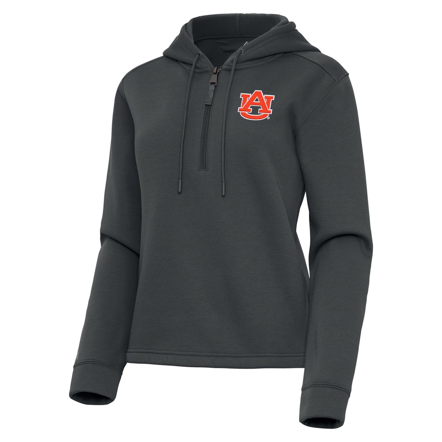 Antigua Auburn Tigers Contemporary Quarter-Zip Hoodie