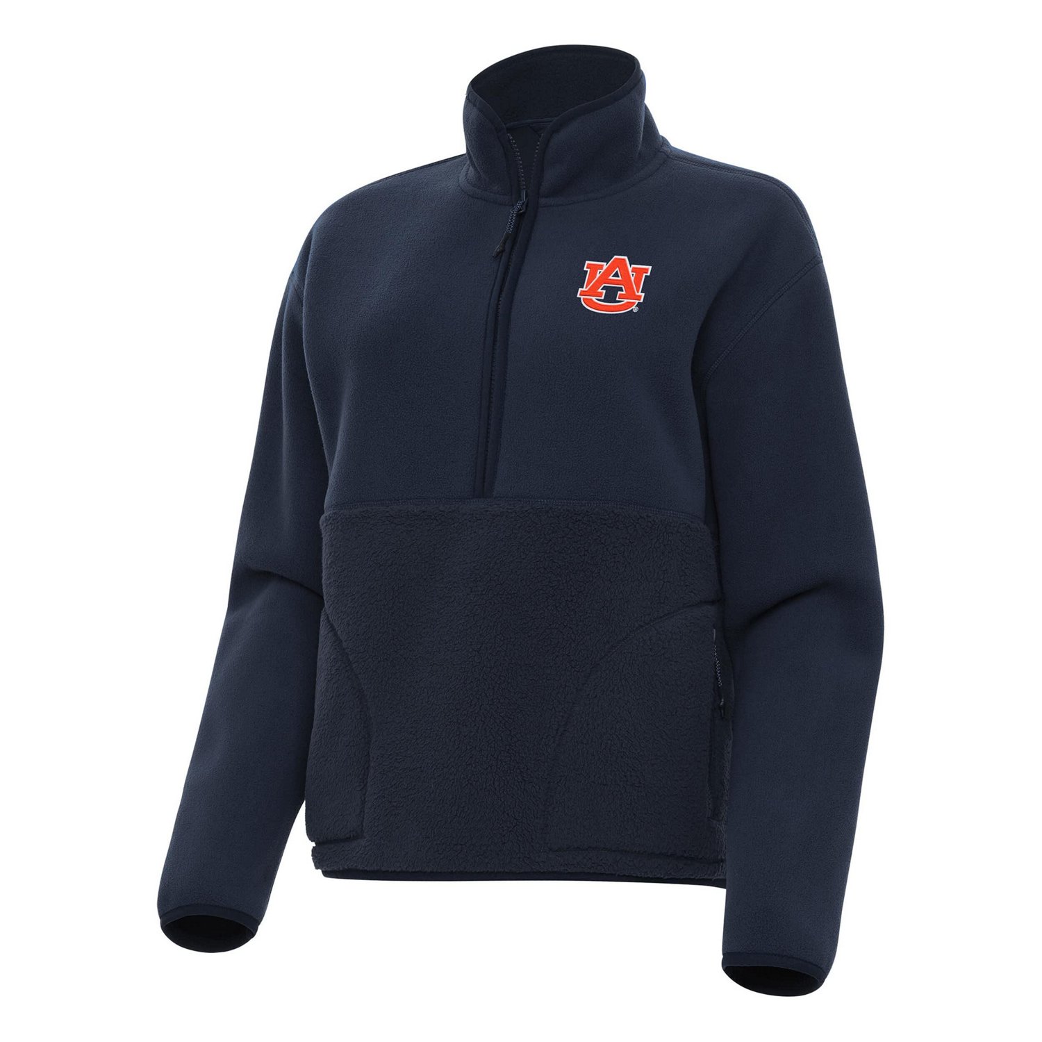 Antigua Auburn Tigers Figure Half-Zip Pullover Sweatshirt