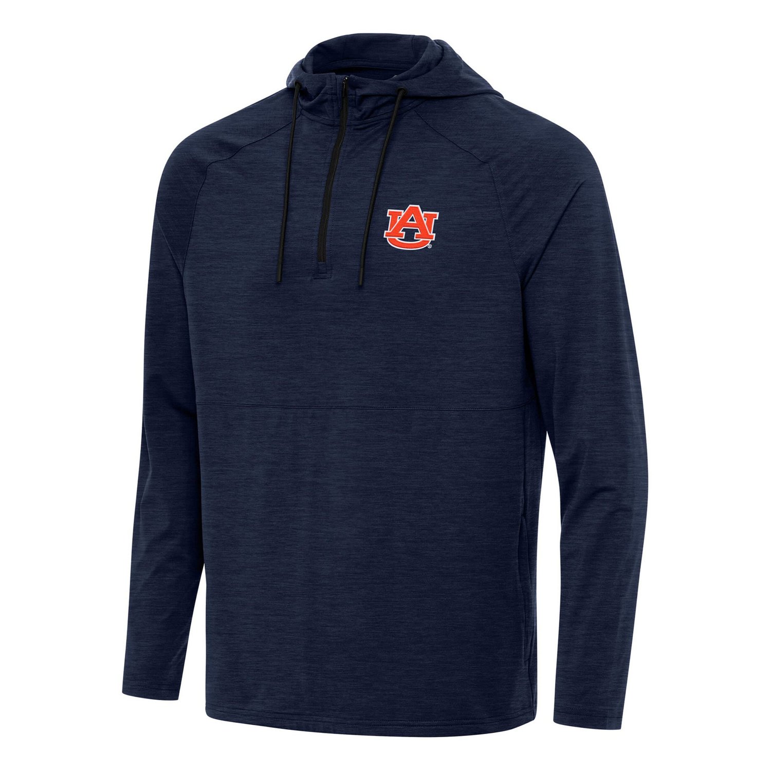 Antigua Auburn Tigers Spikes Quarter-Zip Hoodie