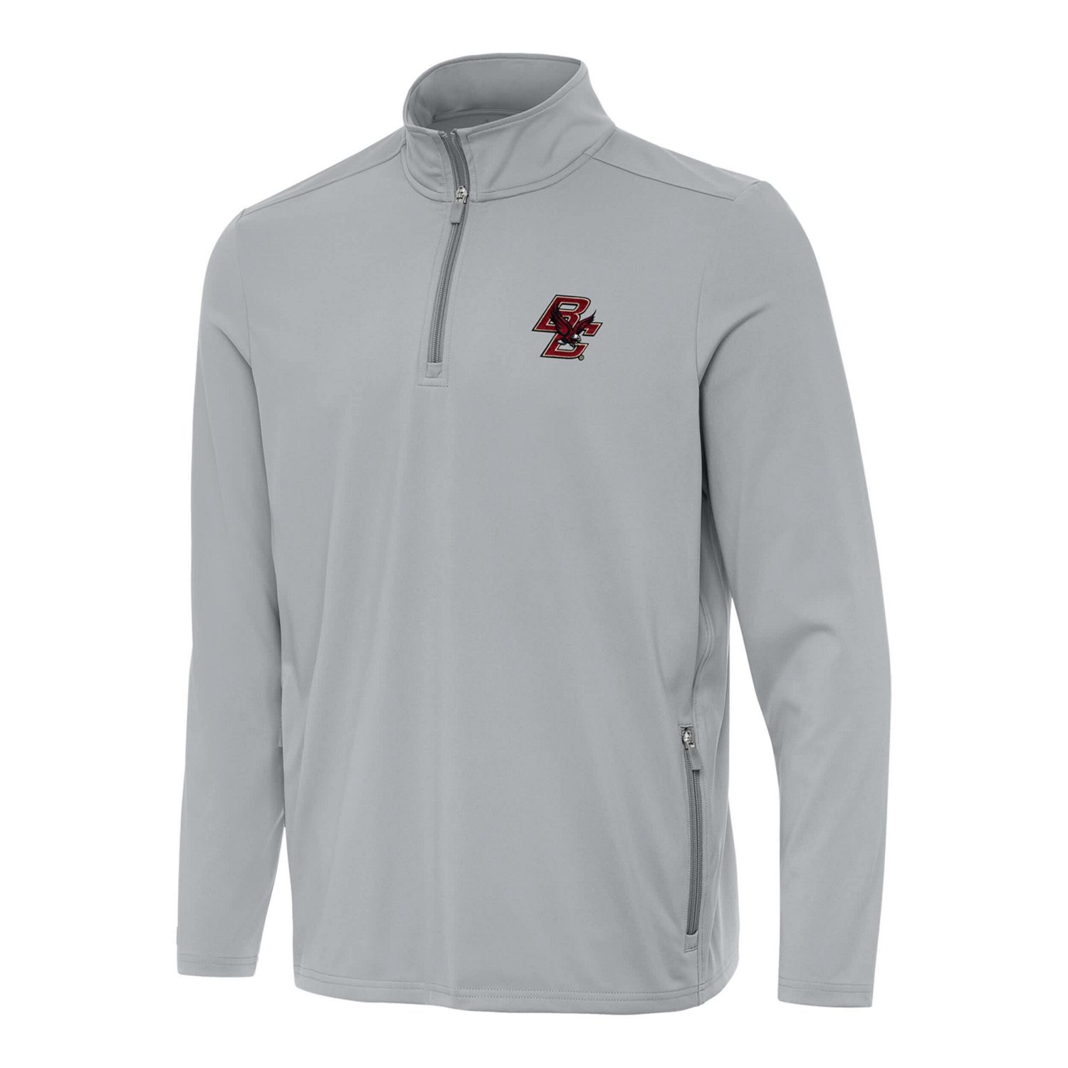 Antigua Boston College Eagles Perilous Quarter-Zip Pullover Top - view number 2