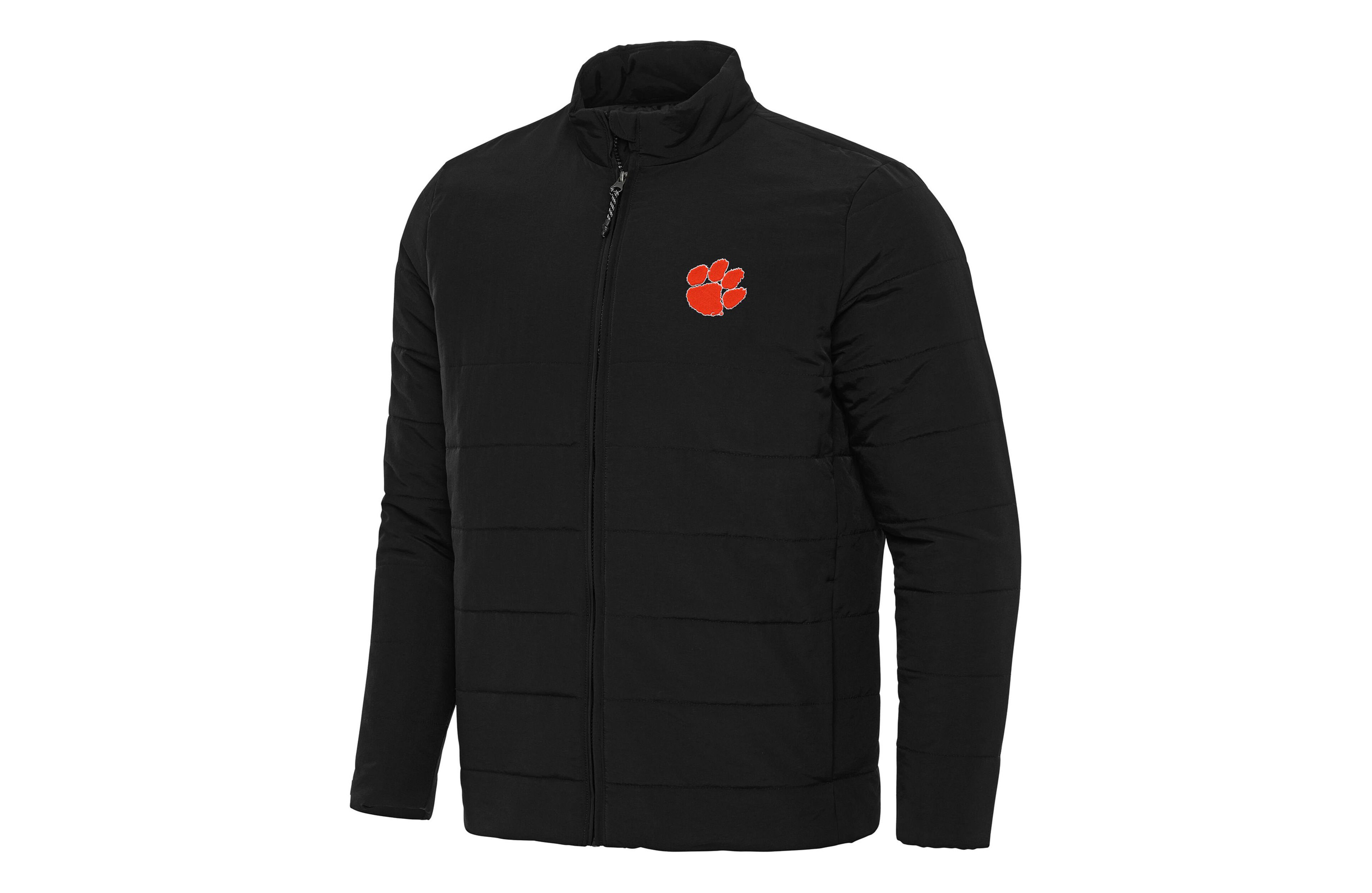 Antigua Clemson Tigers Swelter Full-Zip Puffer Jacket