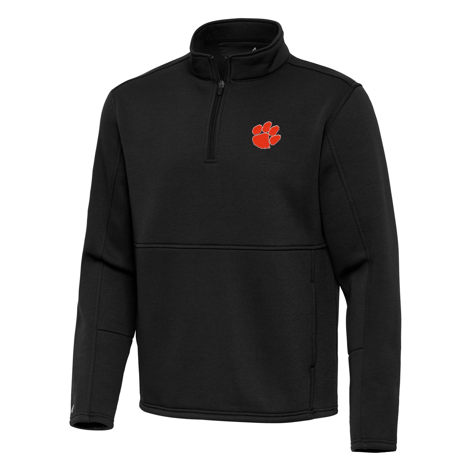 Antigua Clemson Tigers Twist Quarter-Zip Pullover Jacket