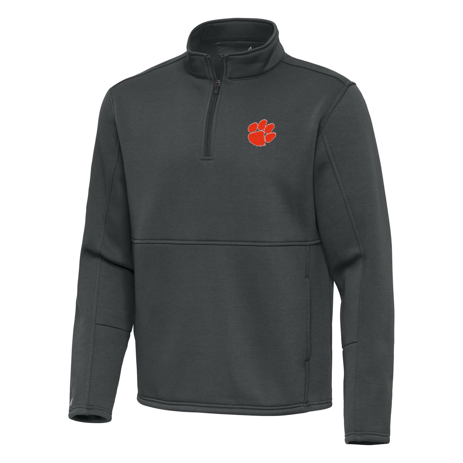 Antigua Clemson Tigers Twist Quarter-Zip Pullover Jacket                                                                         - view number 1