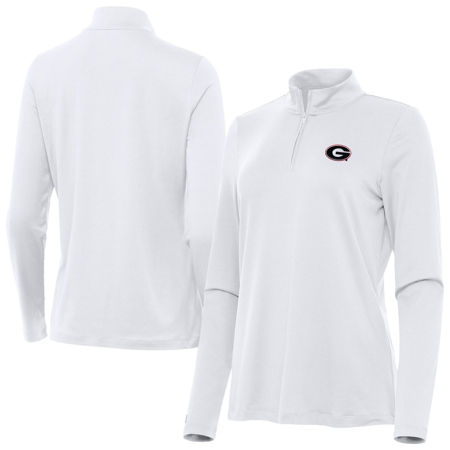 Antigua Georgia Bulldogs Reprocess Quarter-Zip Top                                                                              