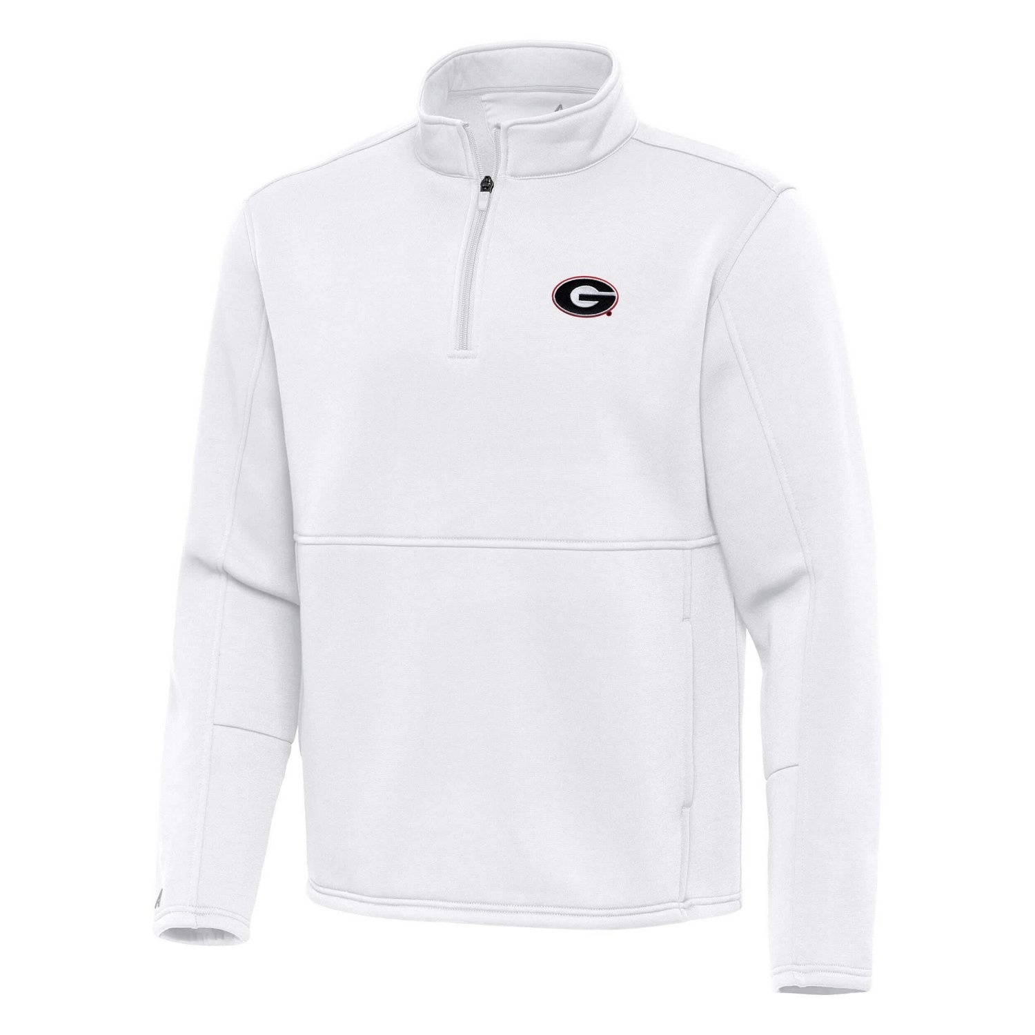 Antigua Georgia Bulldogs Twist Quarter-Zip Pullover Jacket
